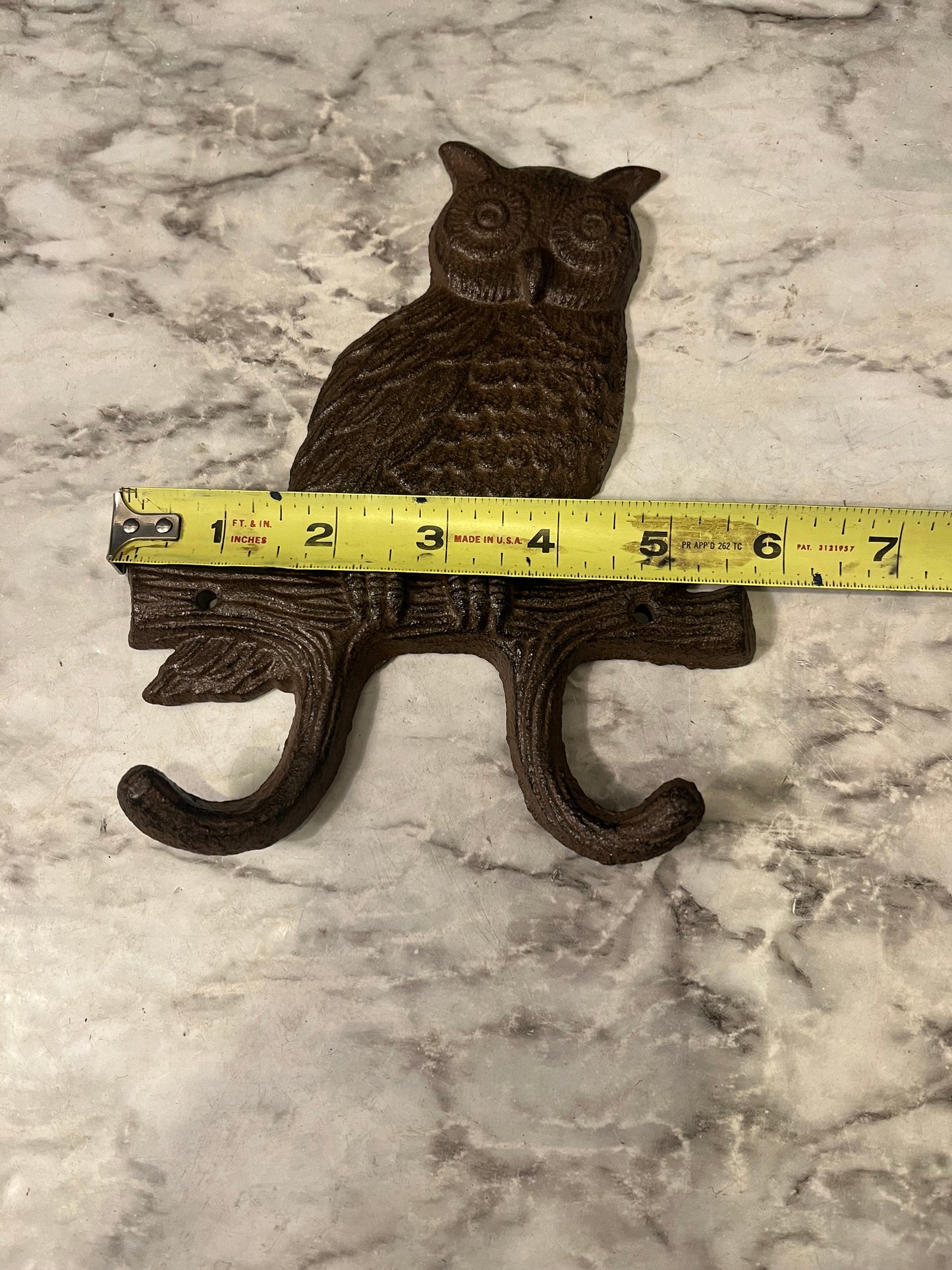 Cast Iron Owl Hooks