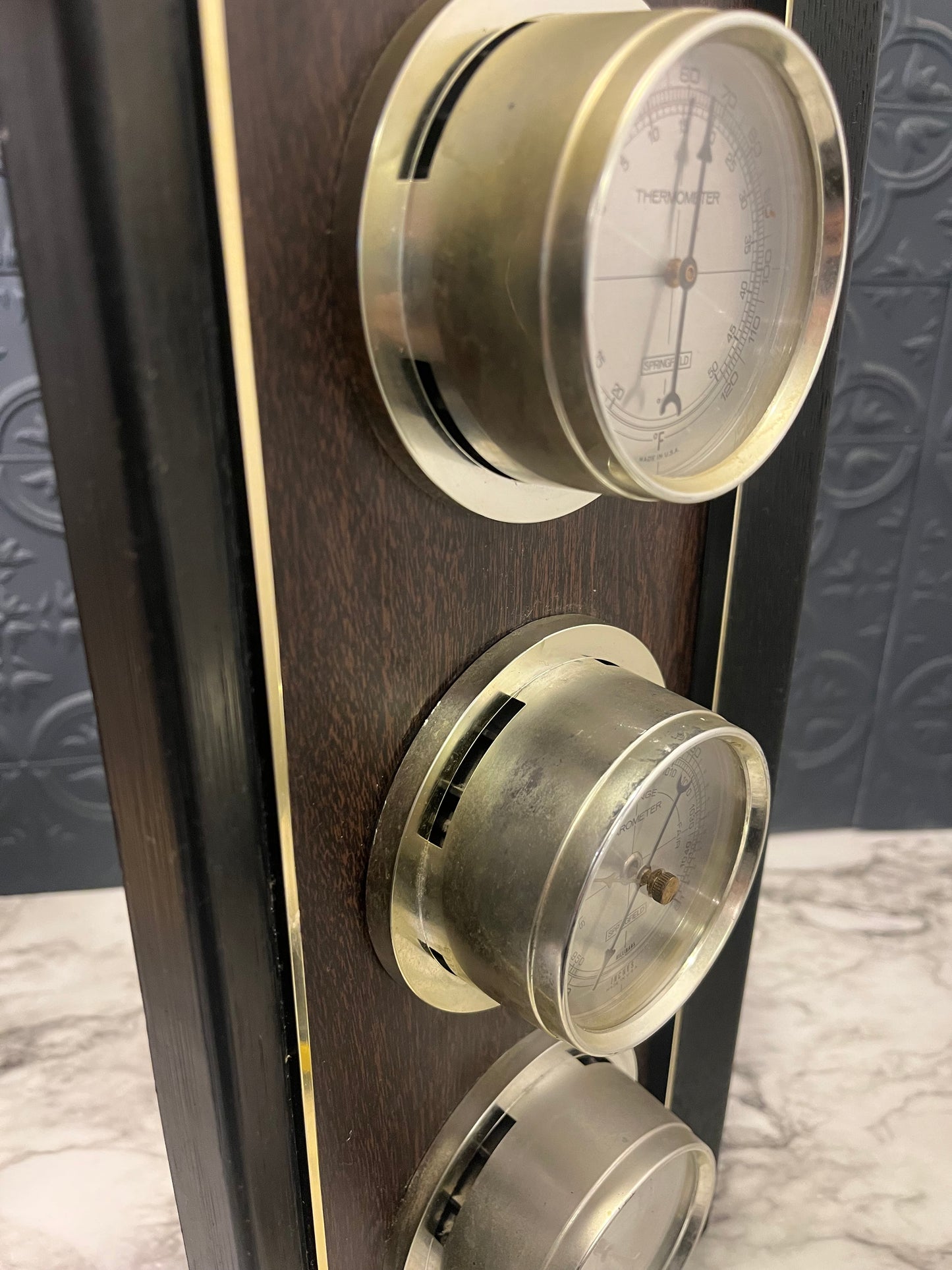 Weather Station by Springfield Faux Wood