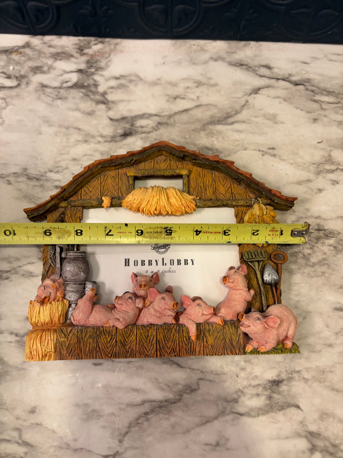 Hobby Lobby 3D Pig Frame