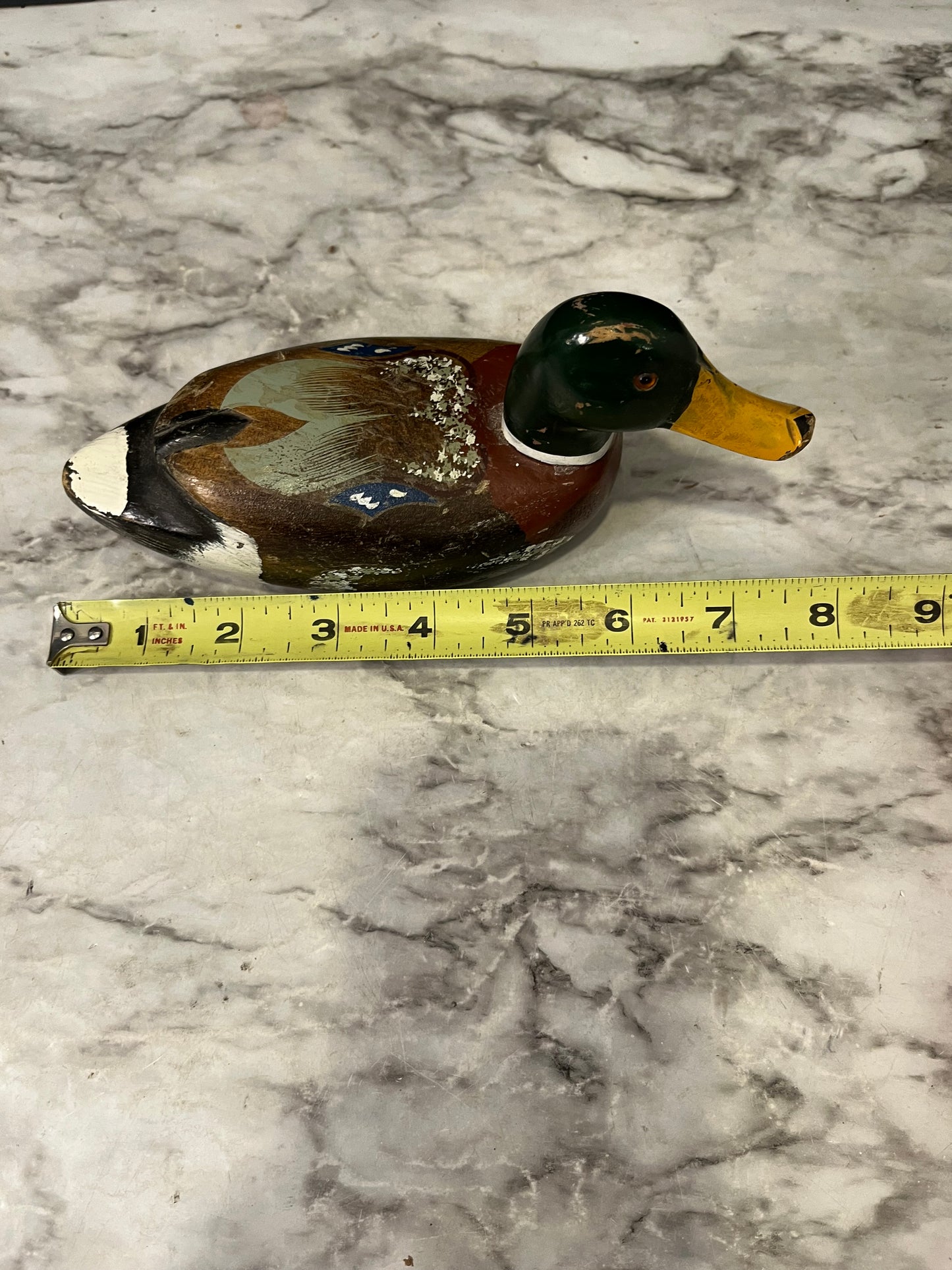 Small hand painted Mallard duck