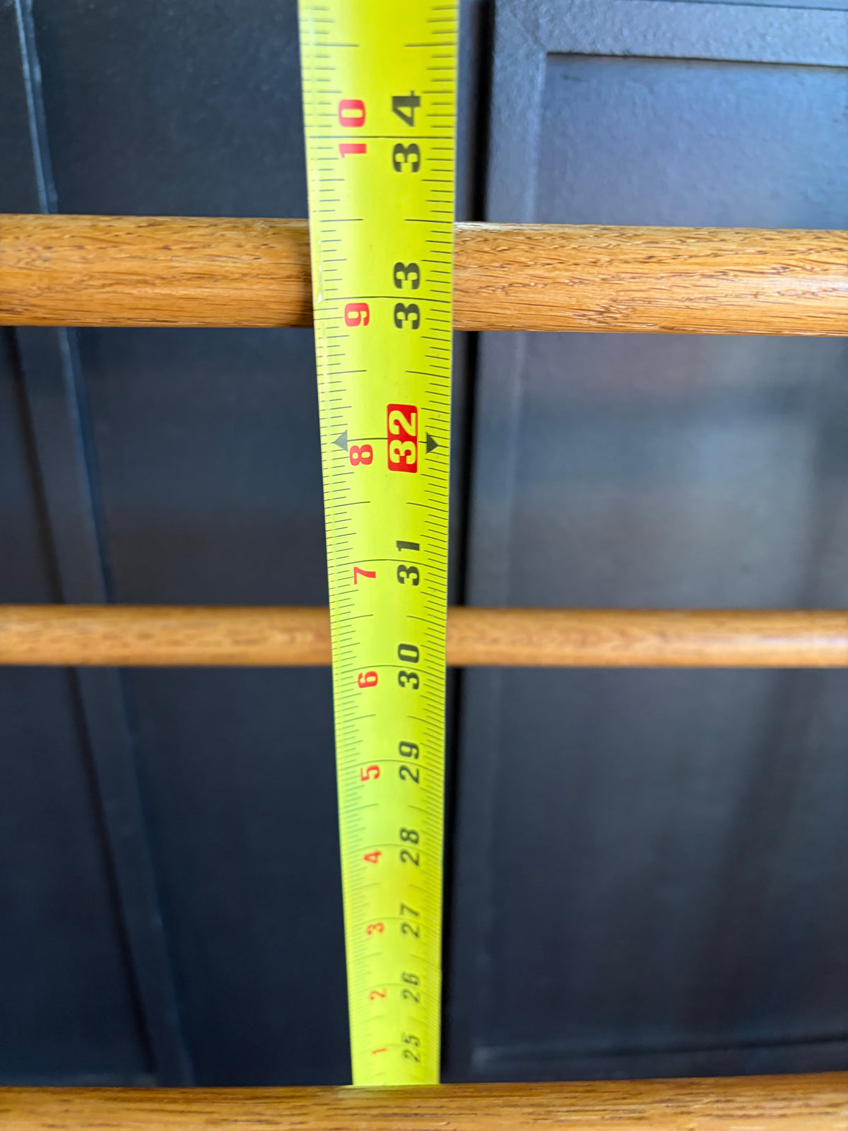 Vintage Oak Quilt Rack