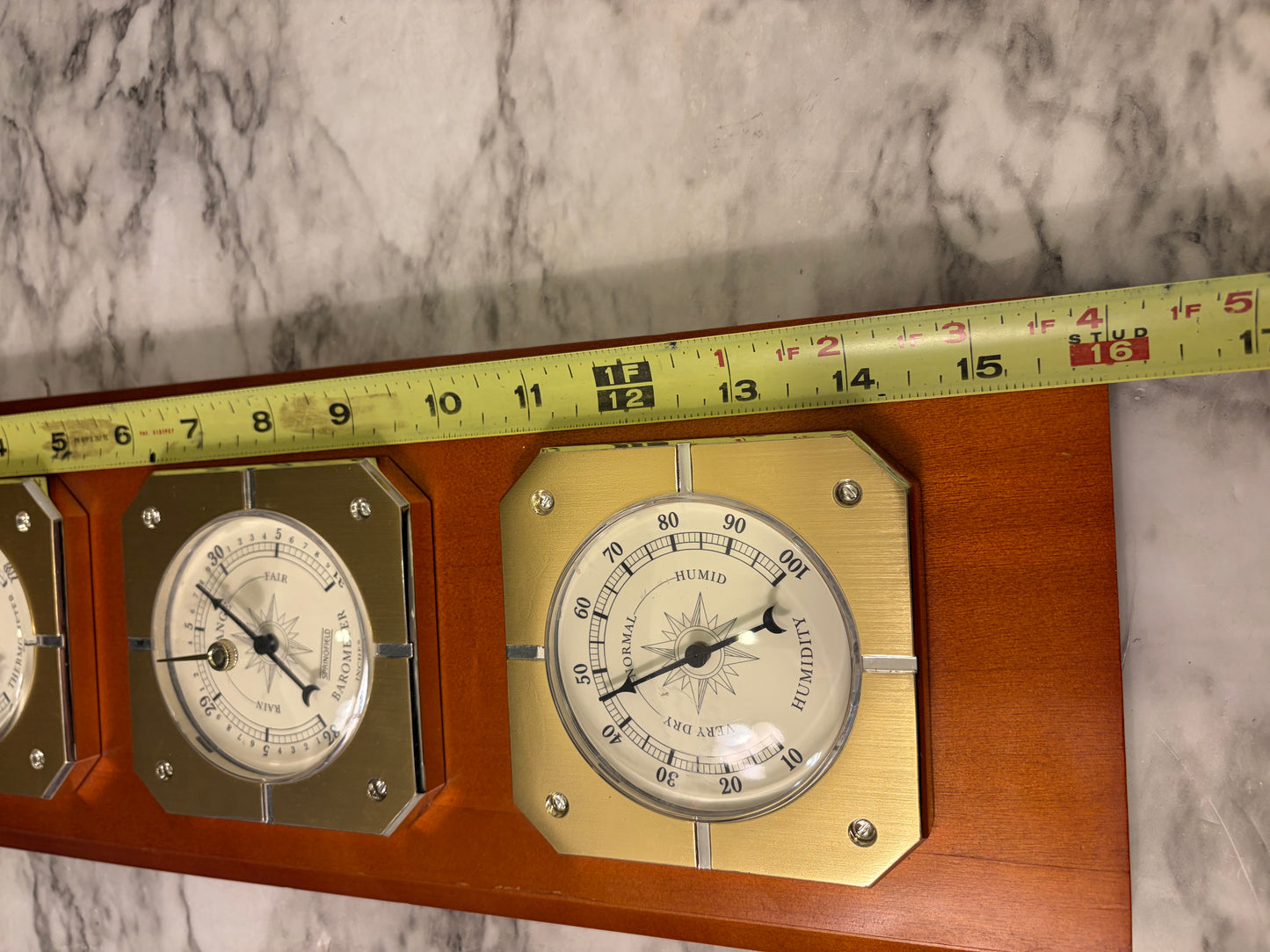 Light Wood Weather Station with Key
