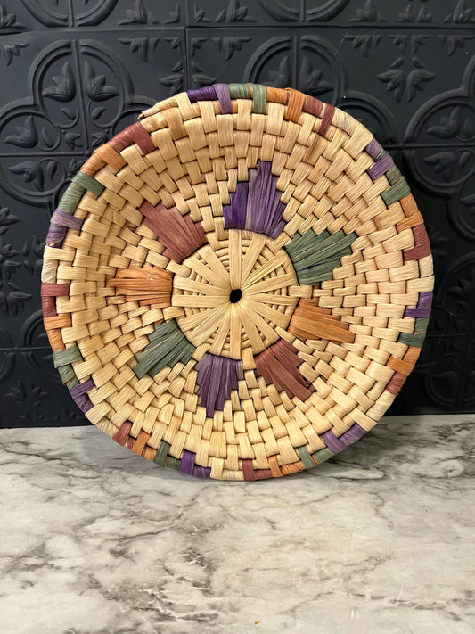 Small Decorative Basket pastel colors