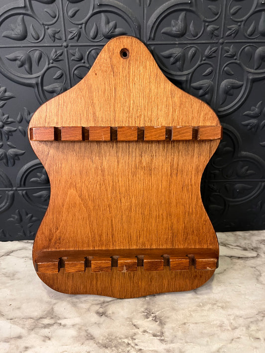 Small Wood Spoon Holder Wall Decor