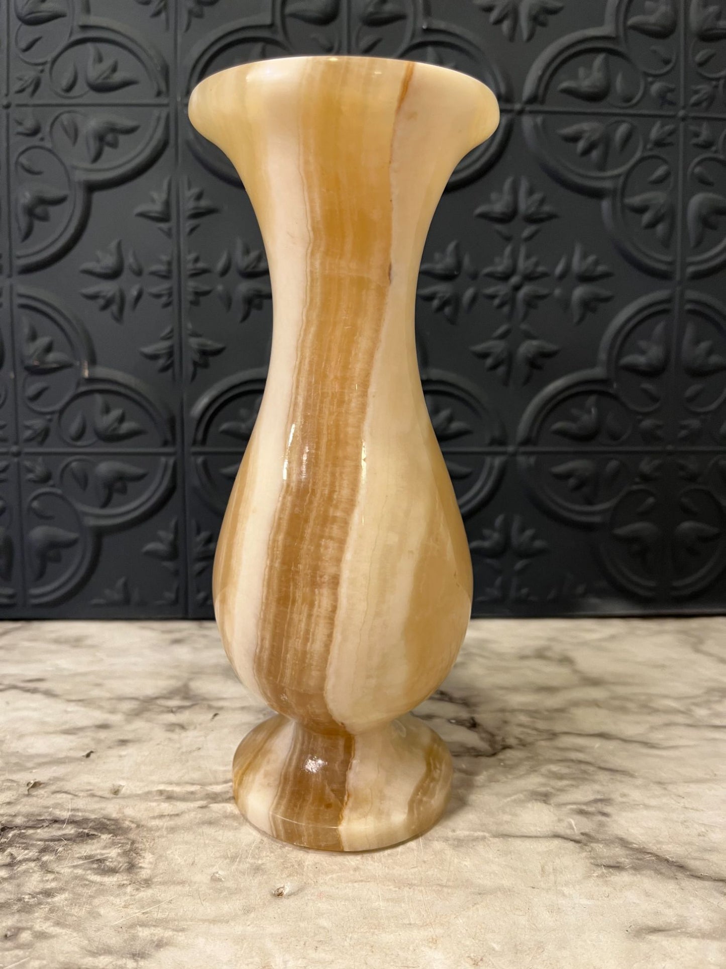 Onyx Marble Vase - As Is