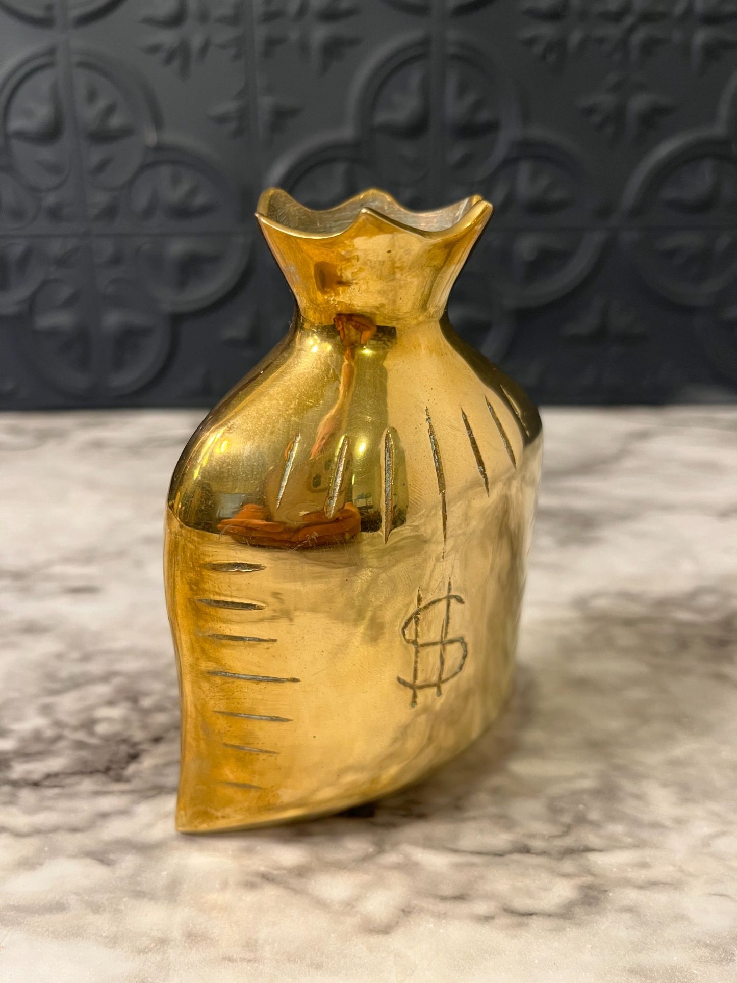 Brass Money Bag