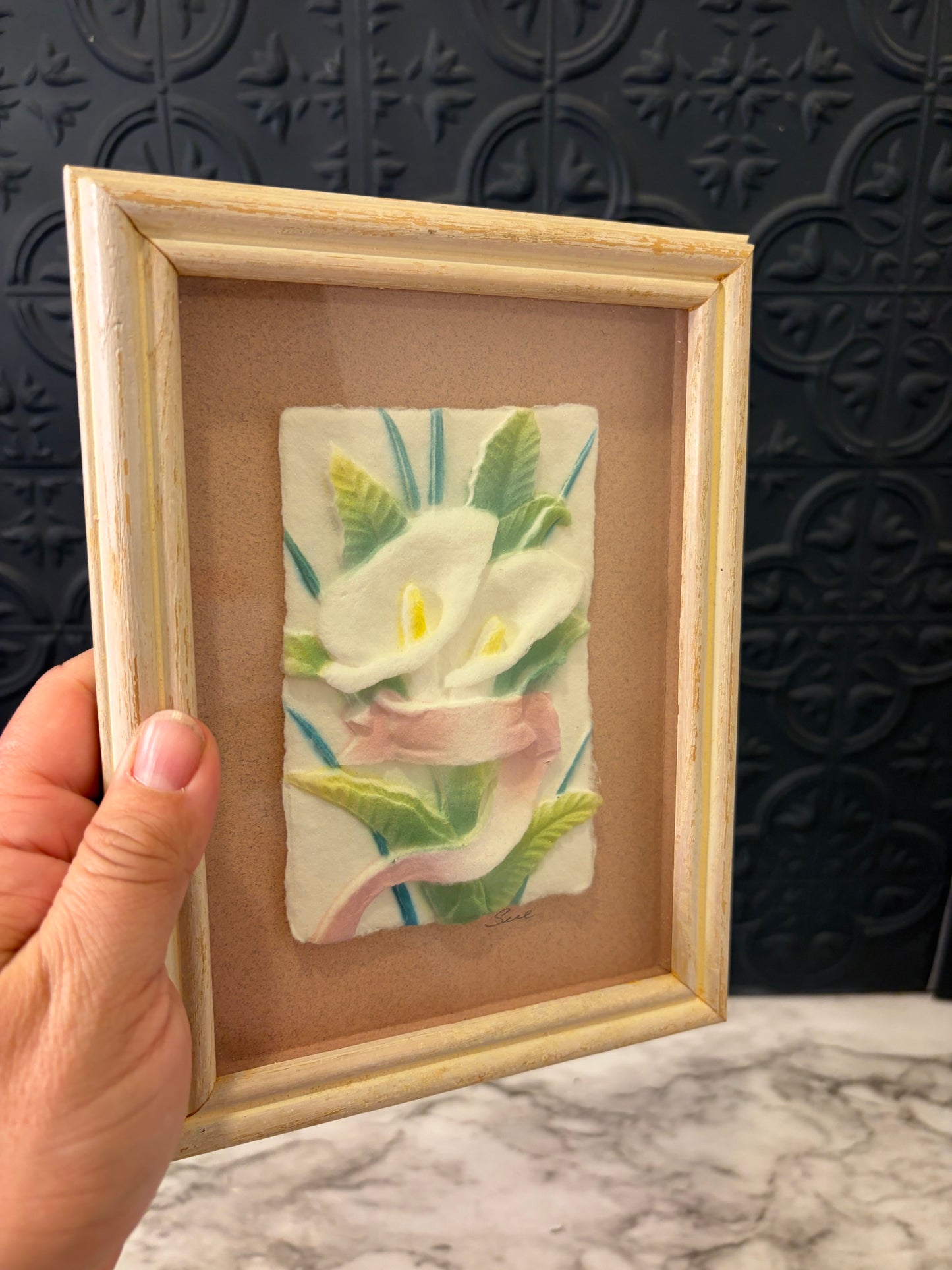 Hand Cast Paper Calla Lilies