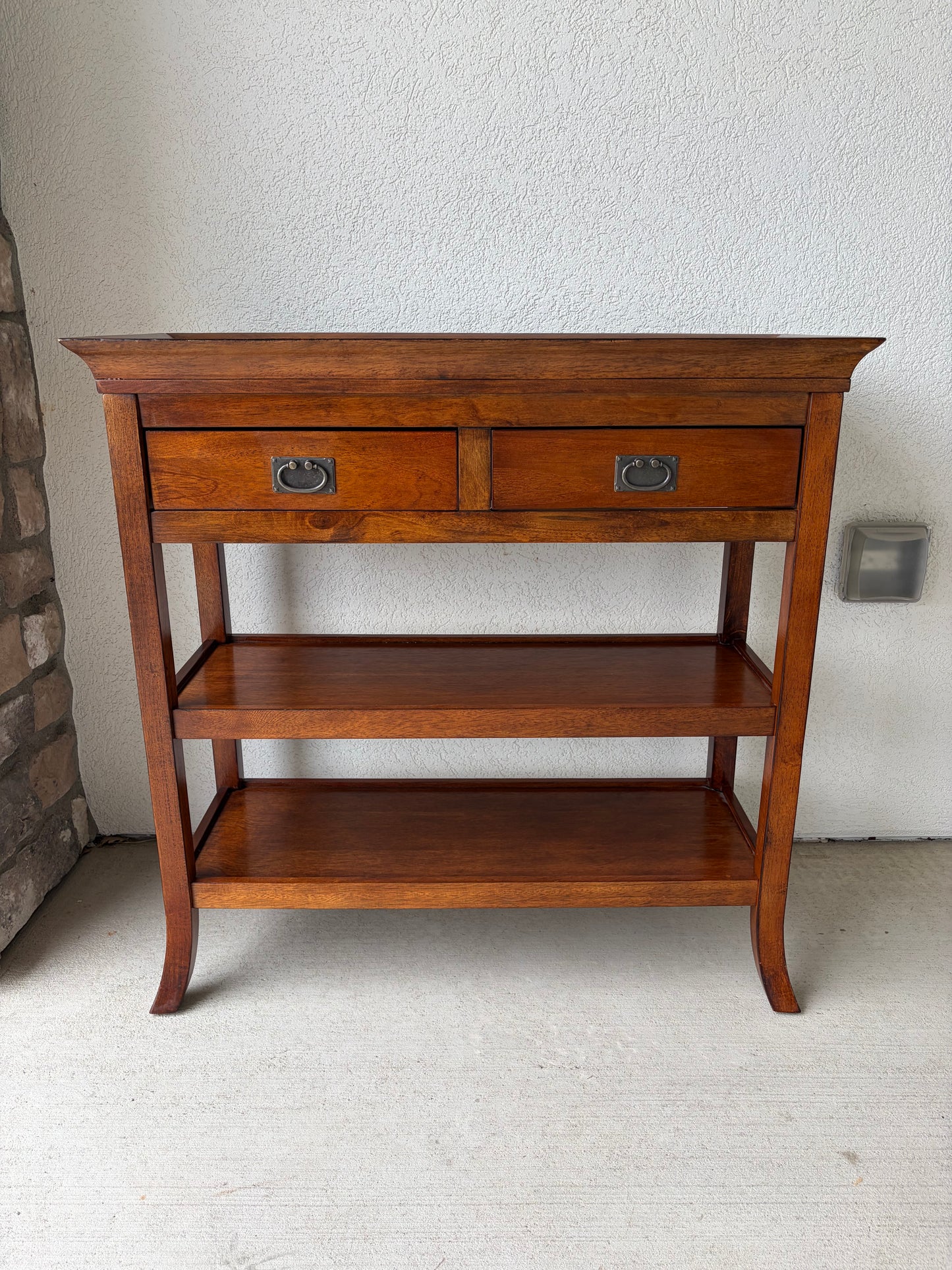 Dark Wood Buffet with Lip
