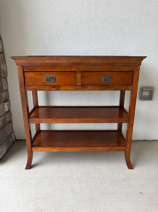 Dark Wood Buffet with Lip