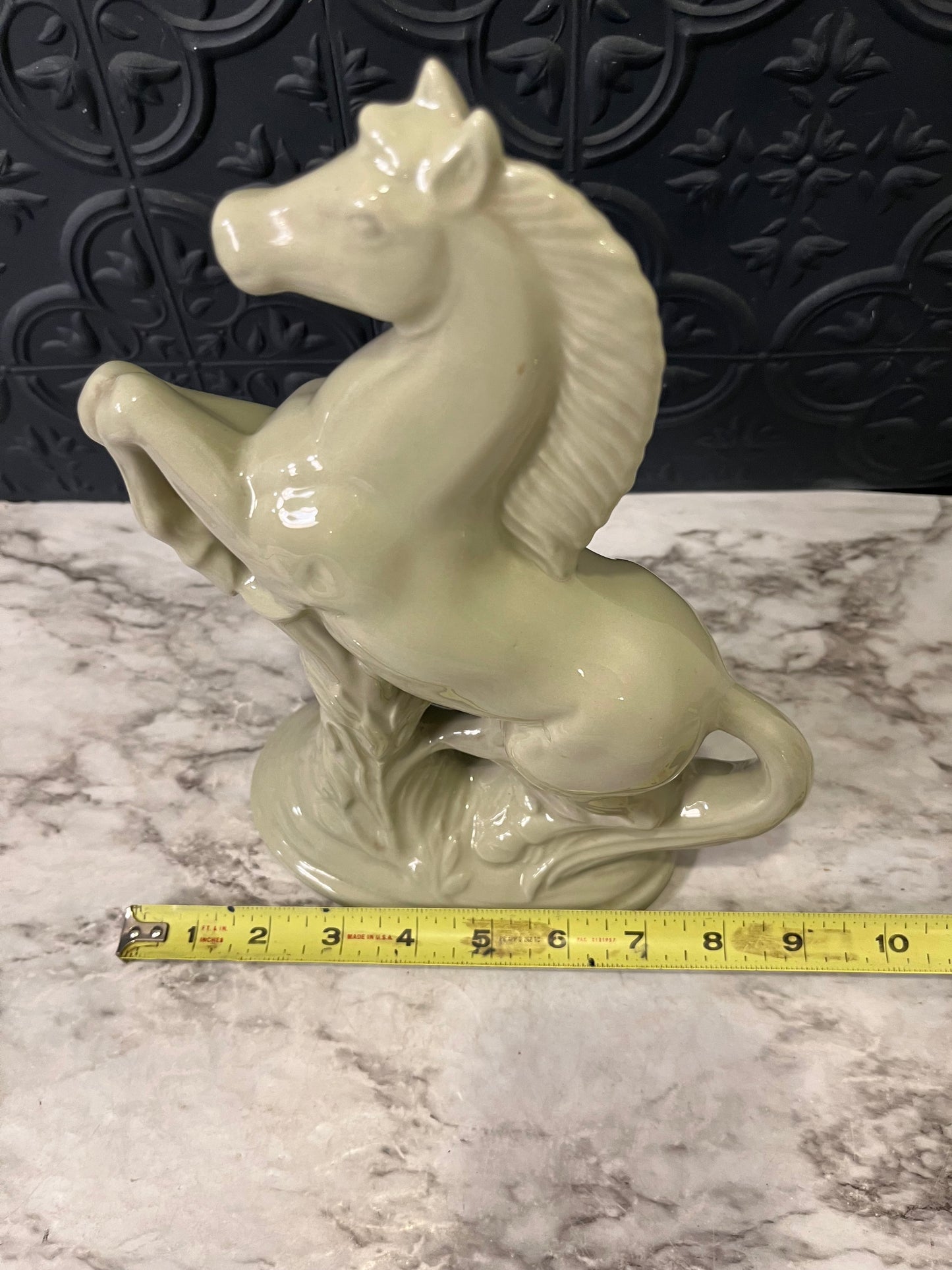 Light Green Ceramic Horse