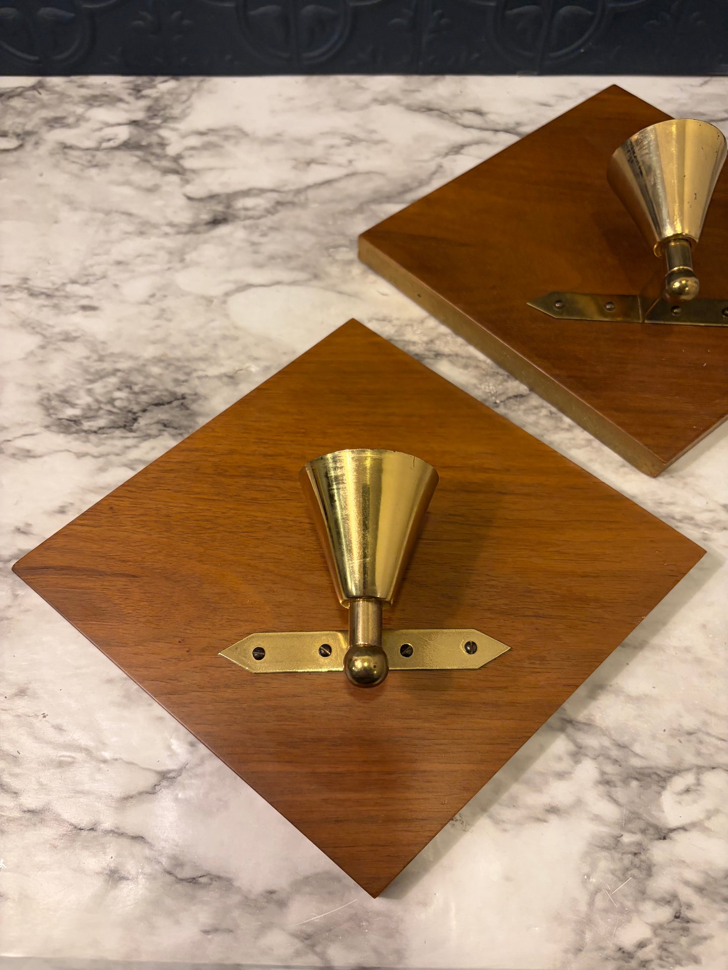 MCM Diamond Wall Sconce Set