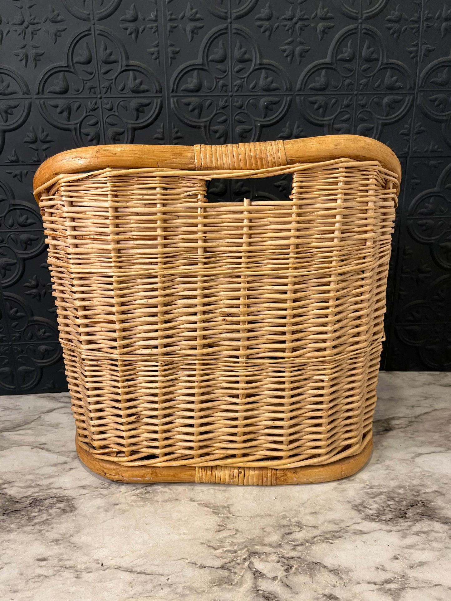 Bamboo Basket with Handle