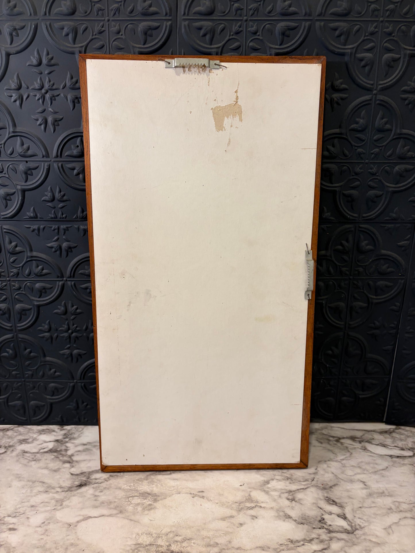10.5" x 19.5" Wood Wall Mirror