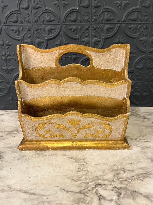 Italian Florentine Desk Caddy
