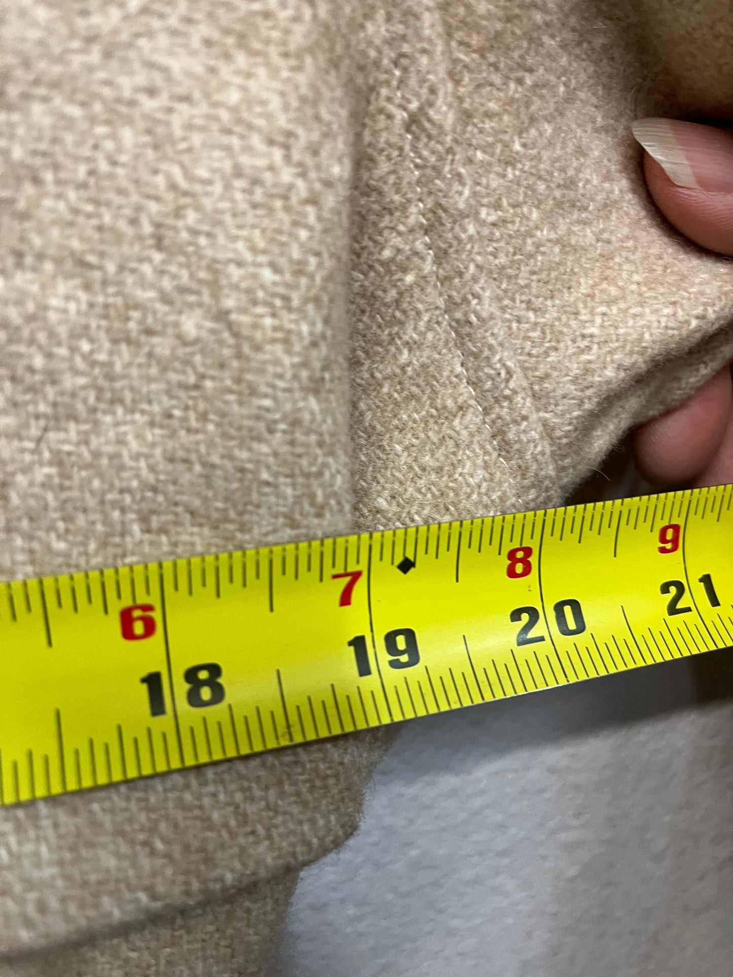 Together Cream Wool Trench Coat