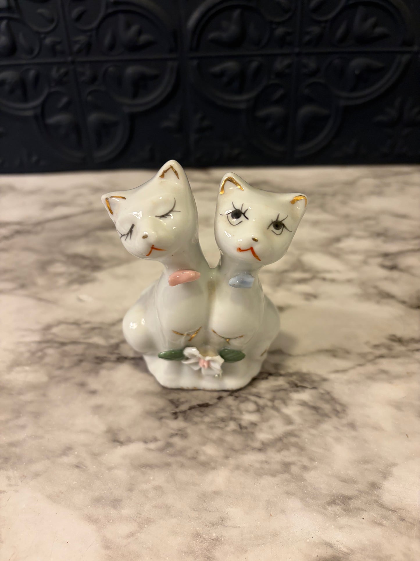 Bone China Cat Figures