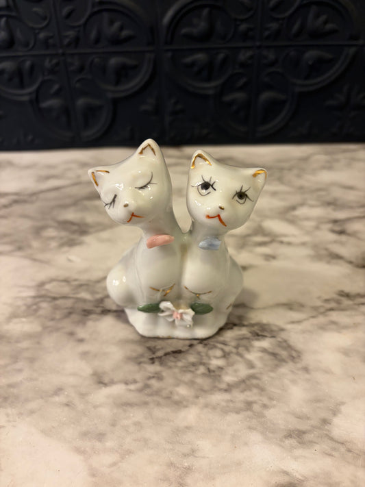 Bone China Cat Figures