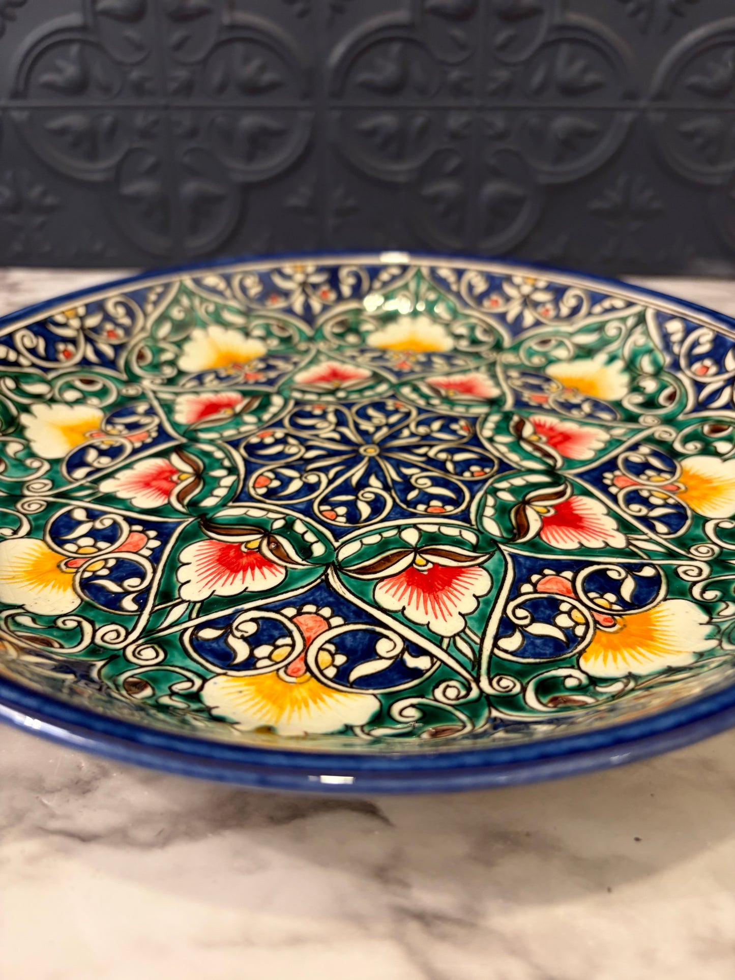 Hand Painted 9.75" Turkish Plate