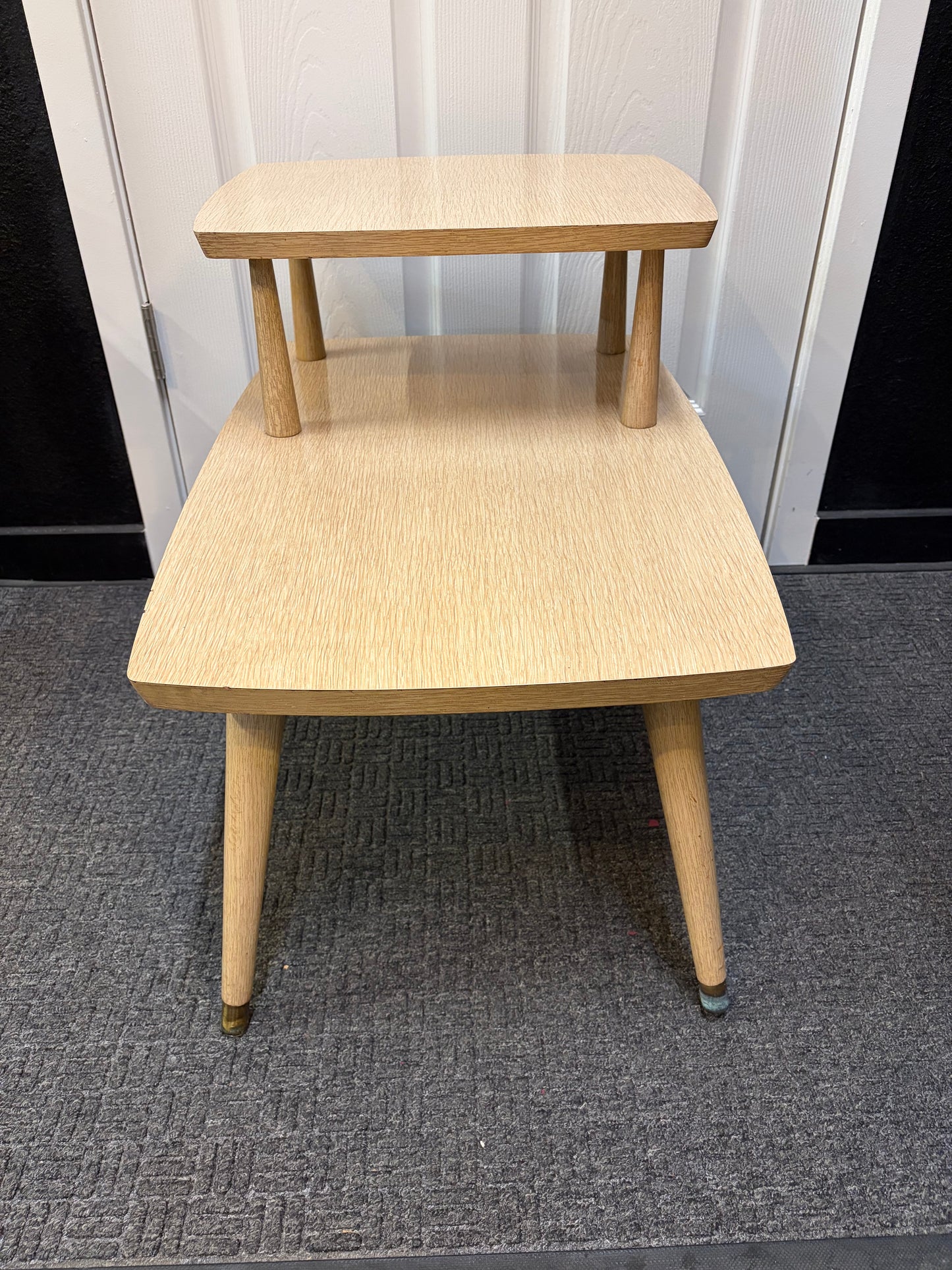 Blonde Two Tier Table