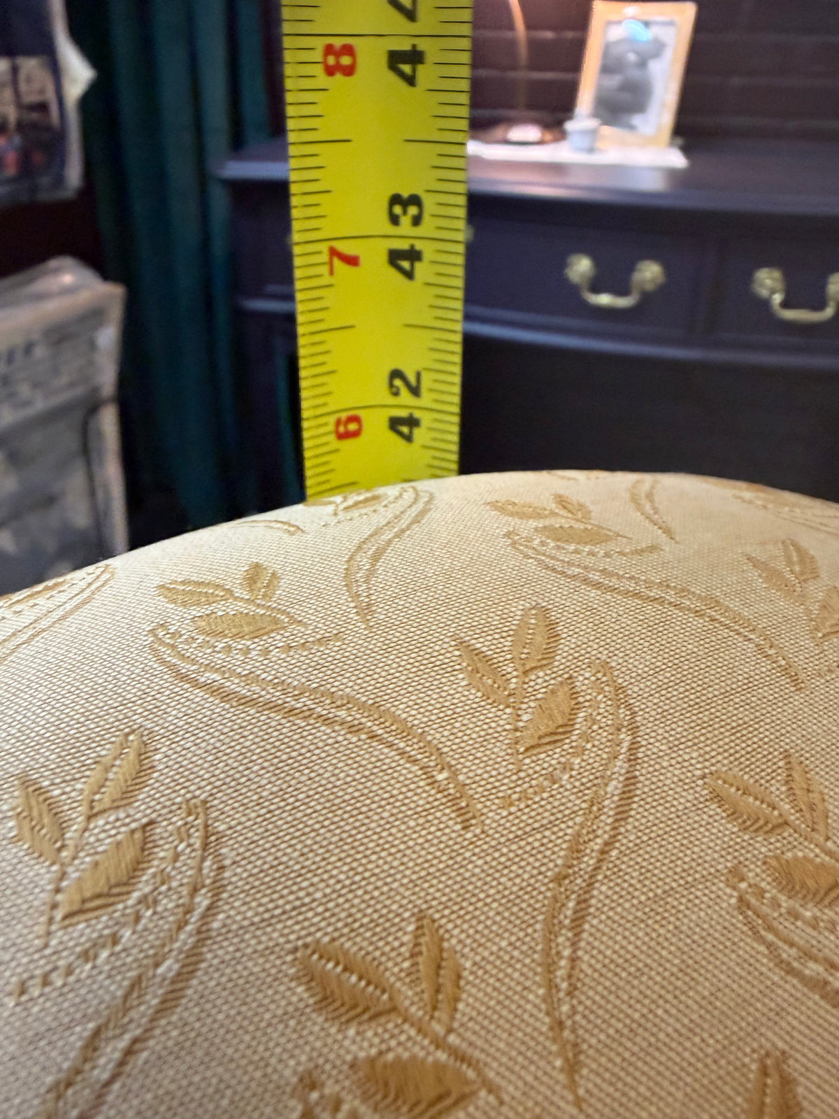 Yellow Upholstered Dining/Desk Chair
