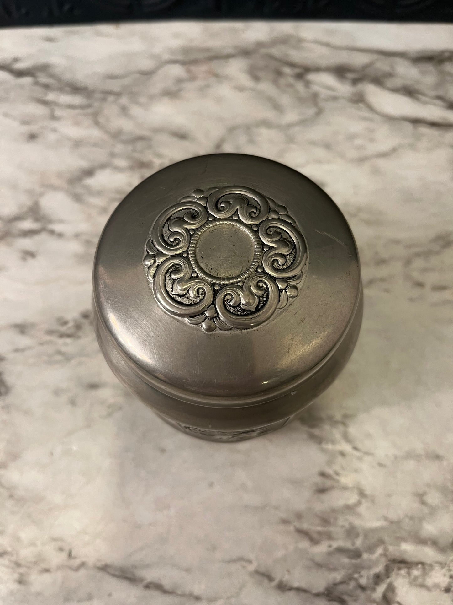 Norwegian Pewter spice Jar