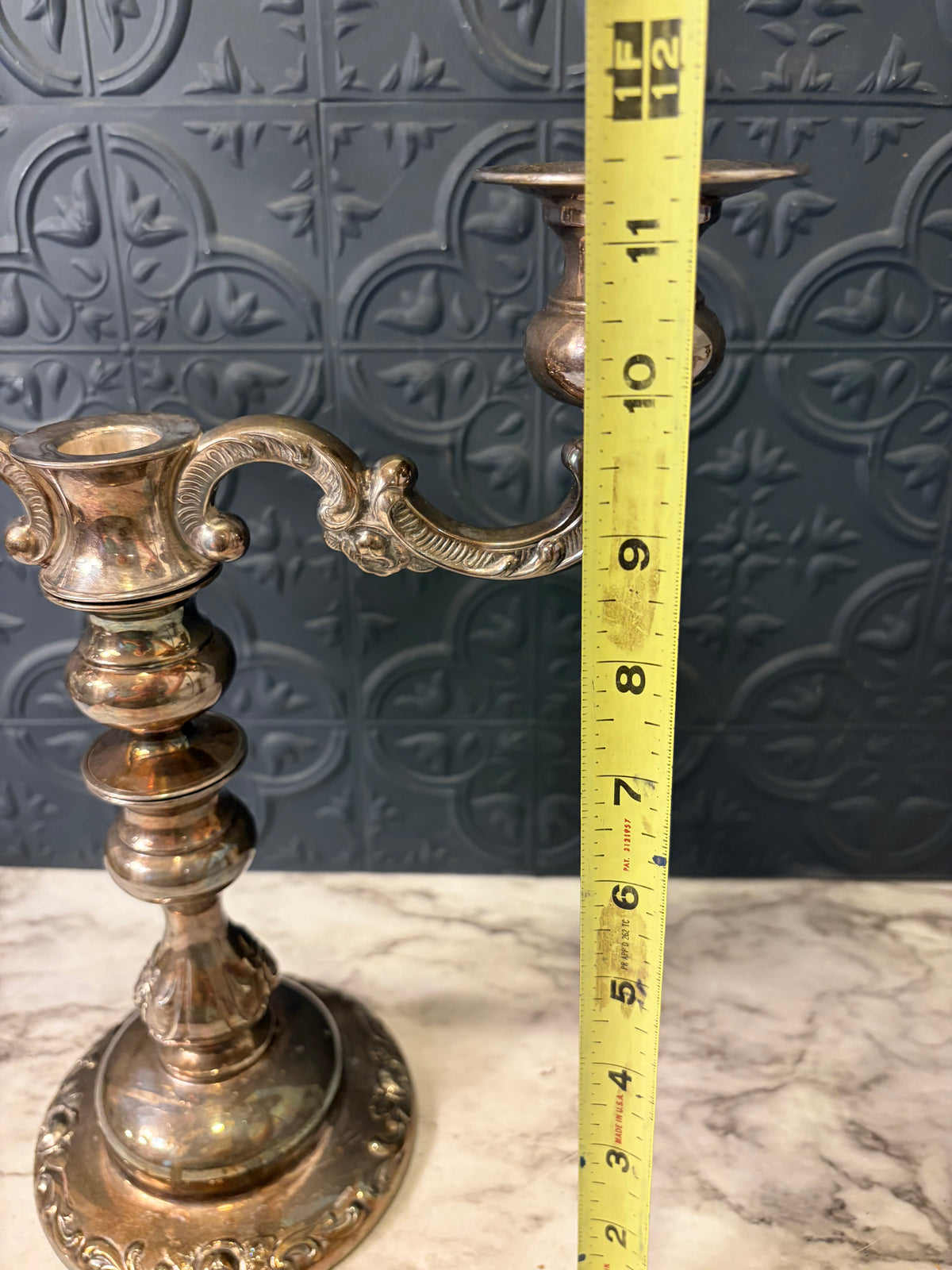 Silver plate Candelabra Stackable Set