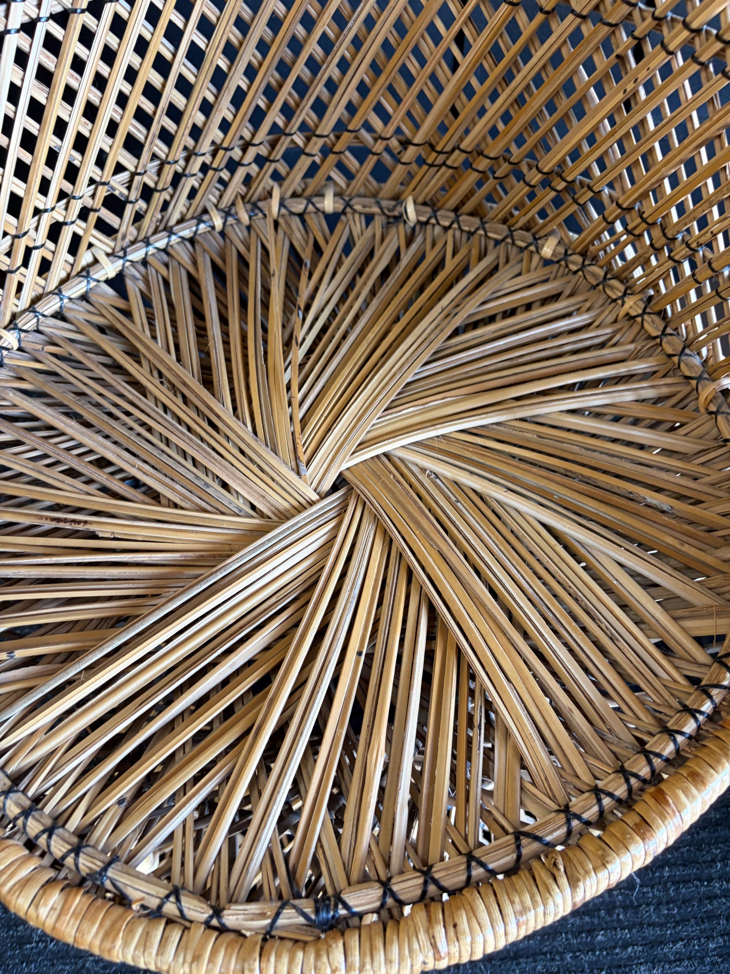 Wicker Barrel Chair