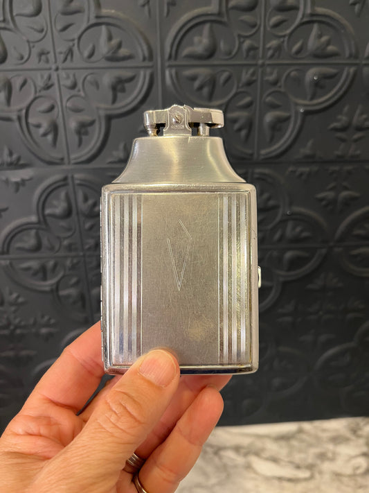 Ronson Lighter and Cigarette Case