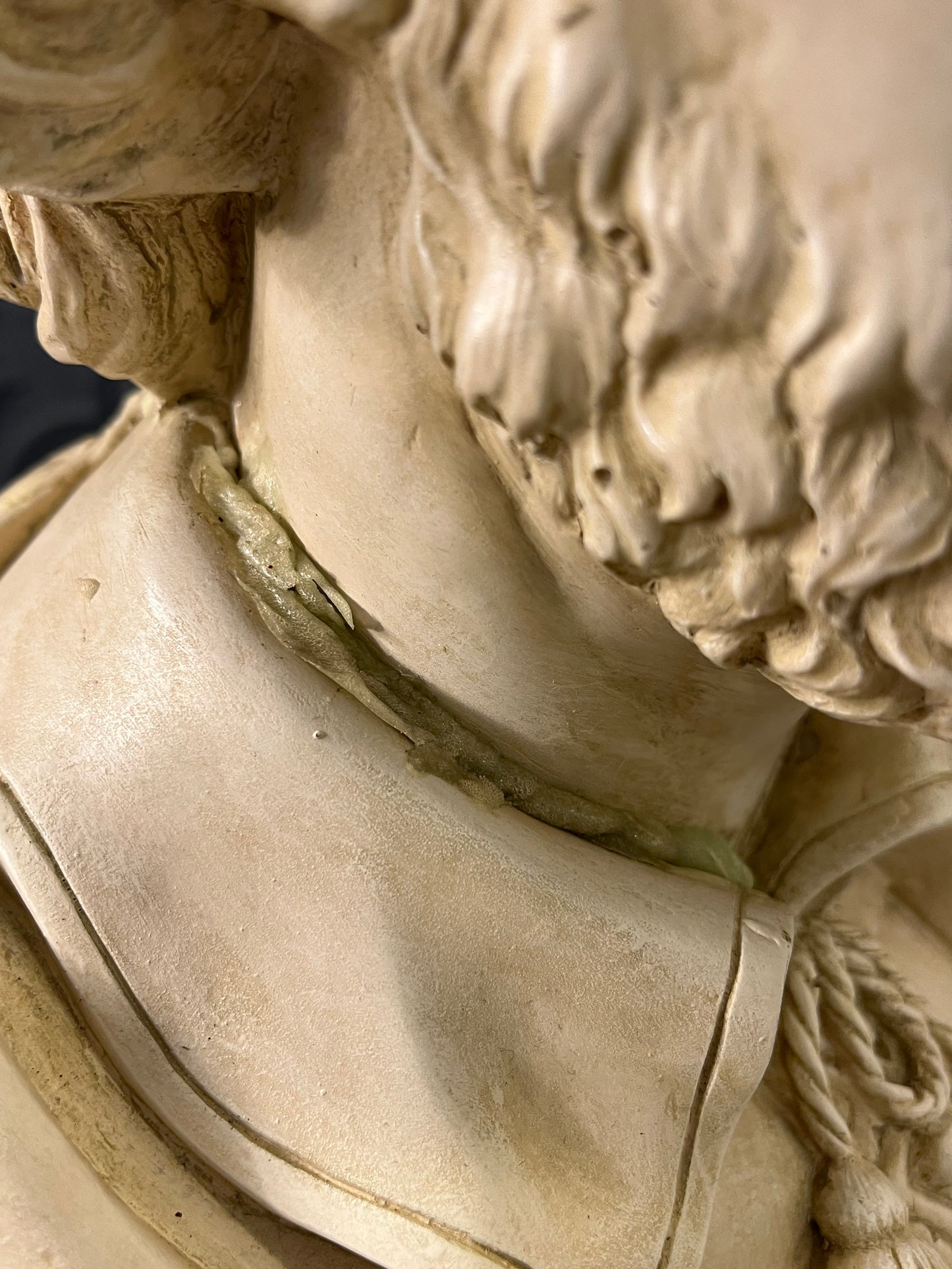 Large Resin Bust of Shakespeare AS IS