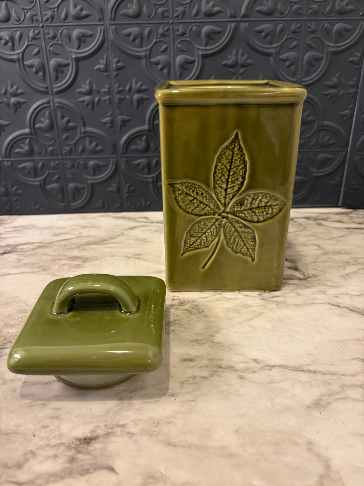 Lillian Vernon Green Canister