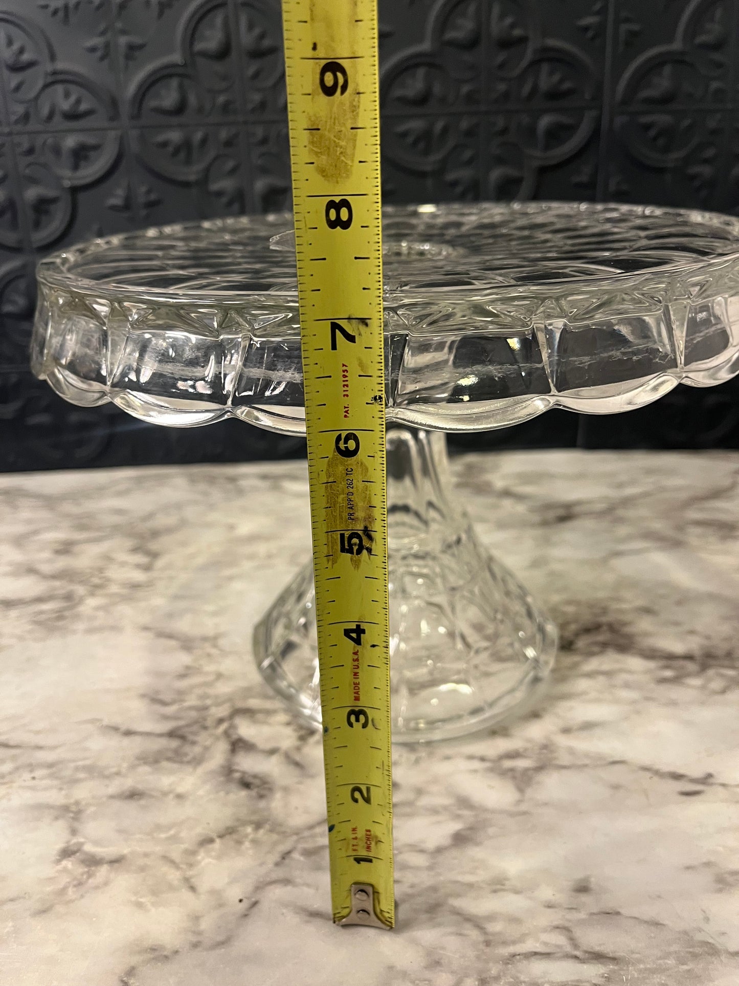 Glass Pedestal Cake Stand