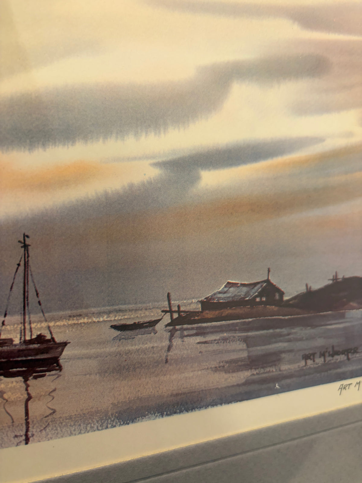 Framed Print of "Afterglow” by Arthur McWhorter