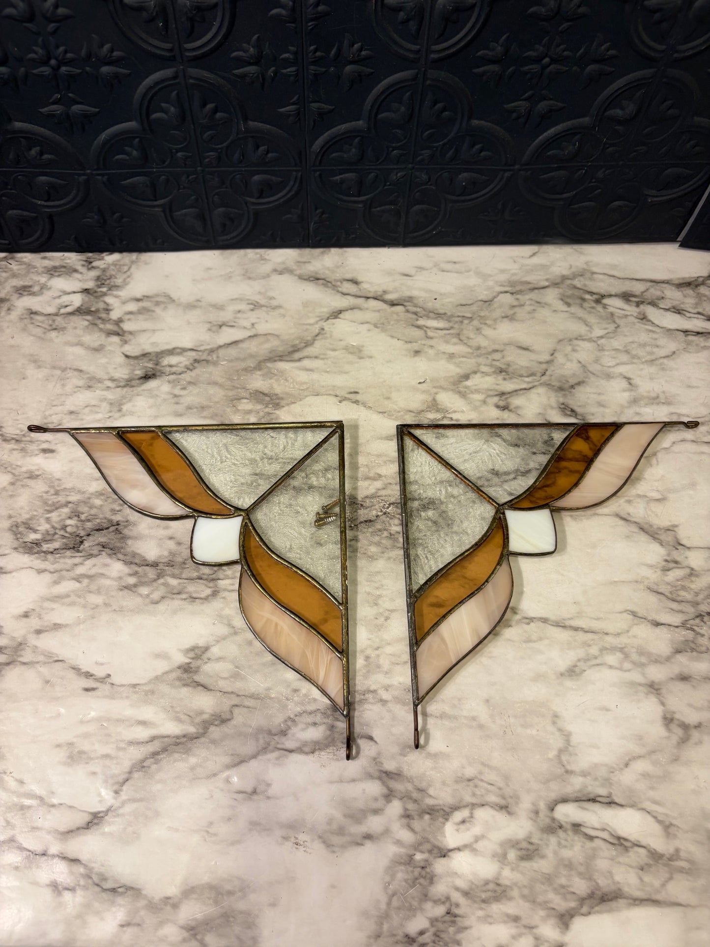 Stained Glass Corner Decor Set