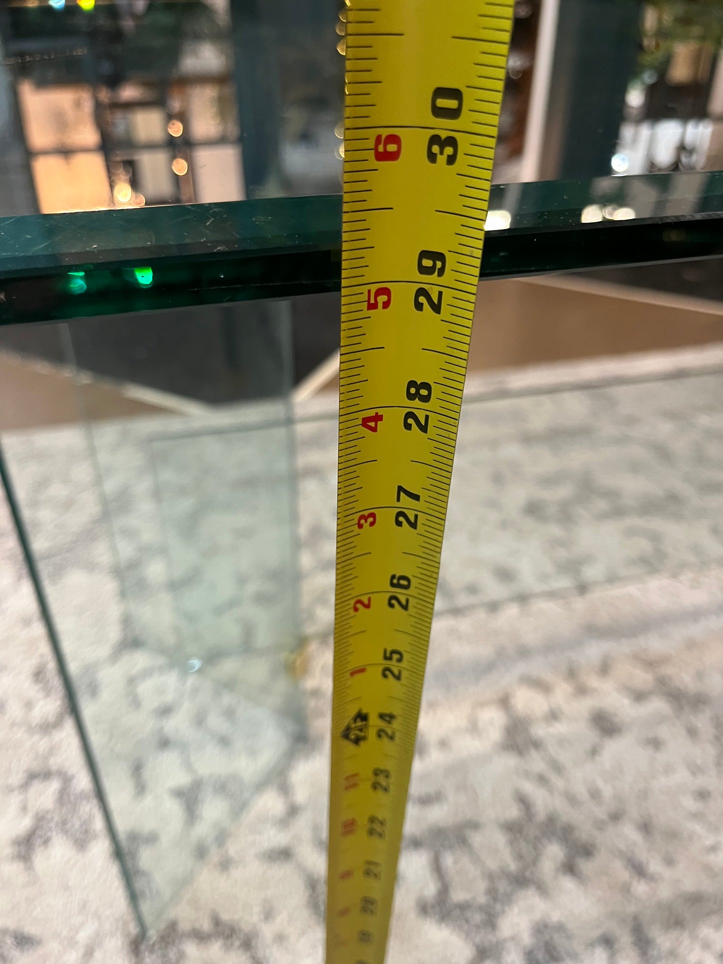 Post Modern Glass Dining Table