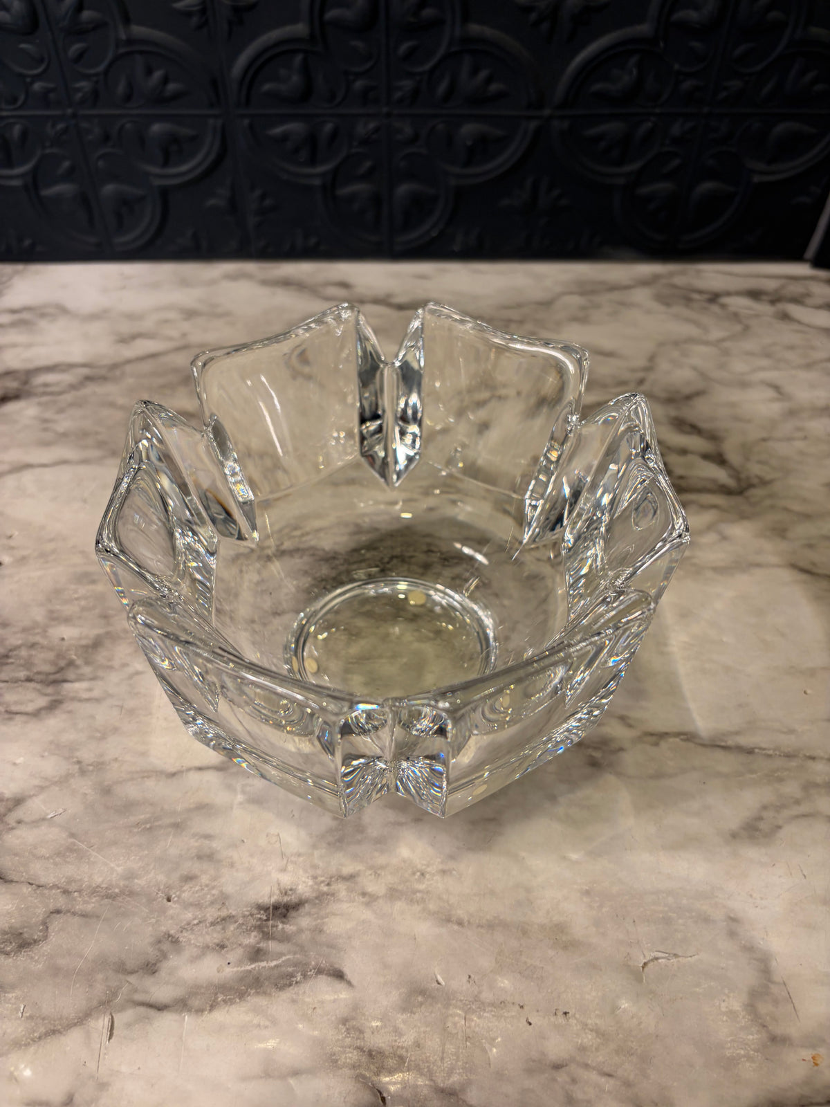 Orrefors Sweden Lead Crystal Bowl