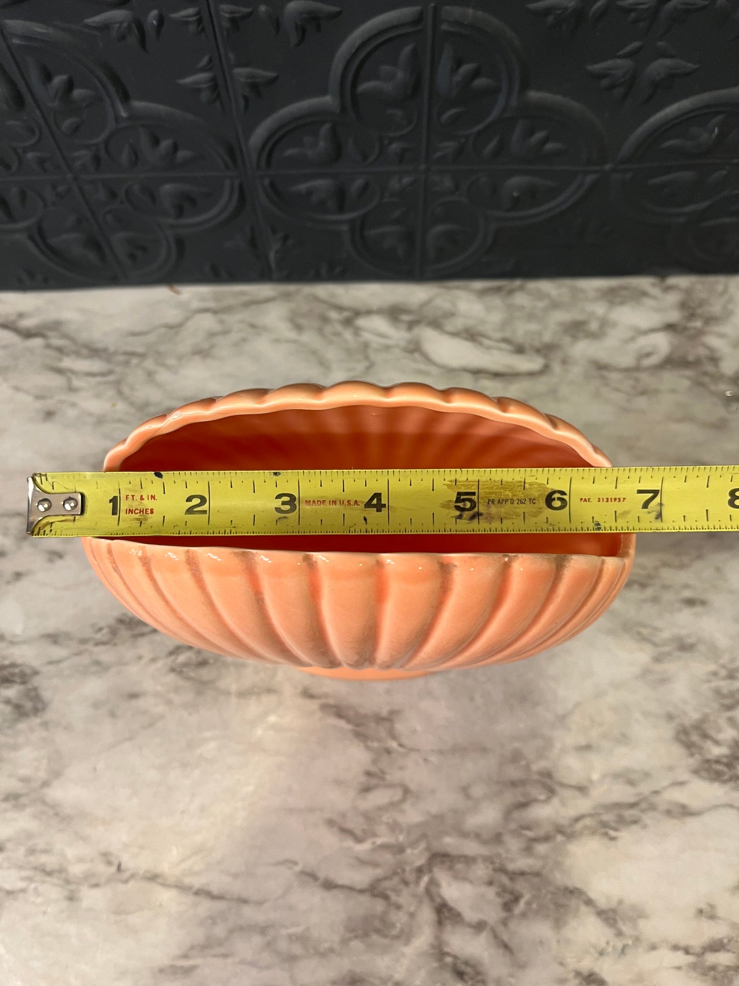Japanese Shell Vase Peach
