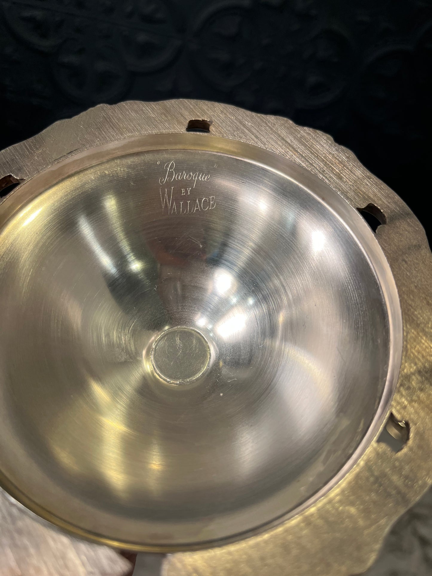 Silver Plate Baroque by Wallace  Candle Holders