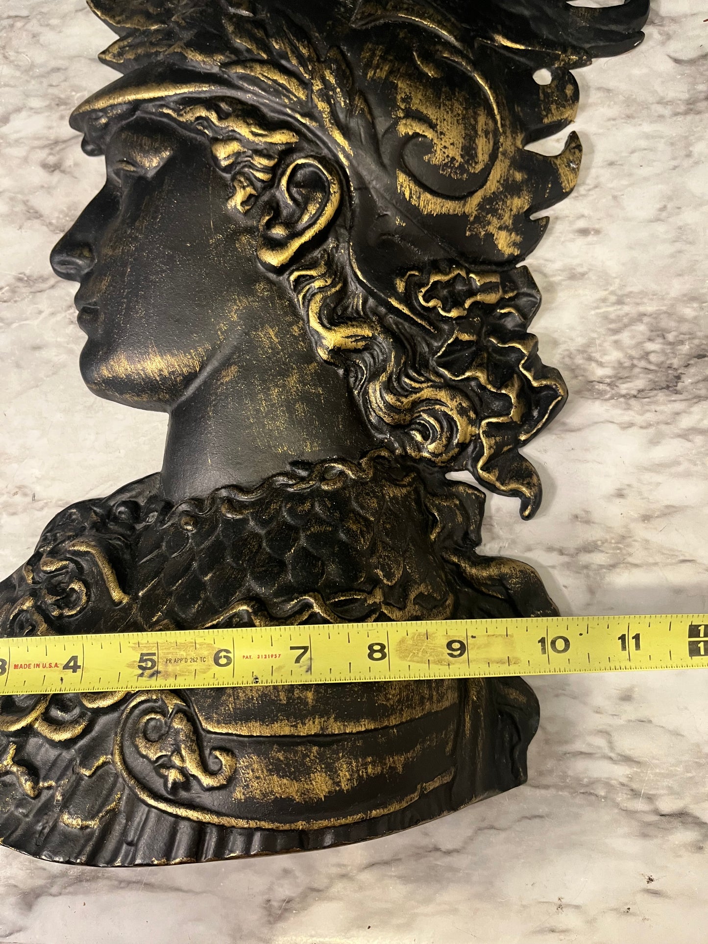 Metal Greek Perseus Wall decor