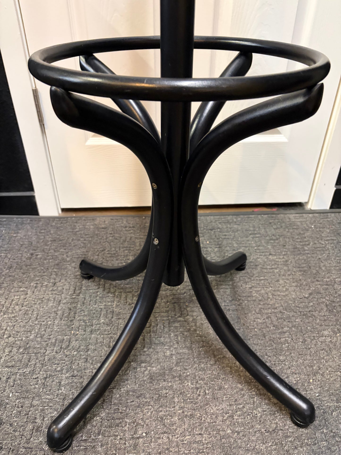 Black Bentwood Coat Rack