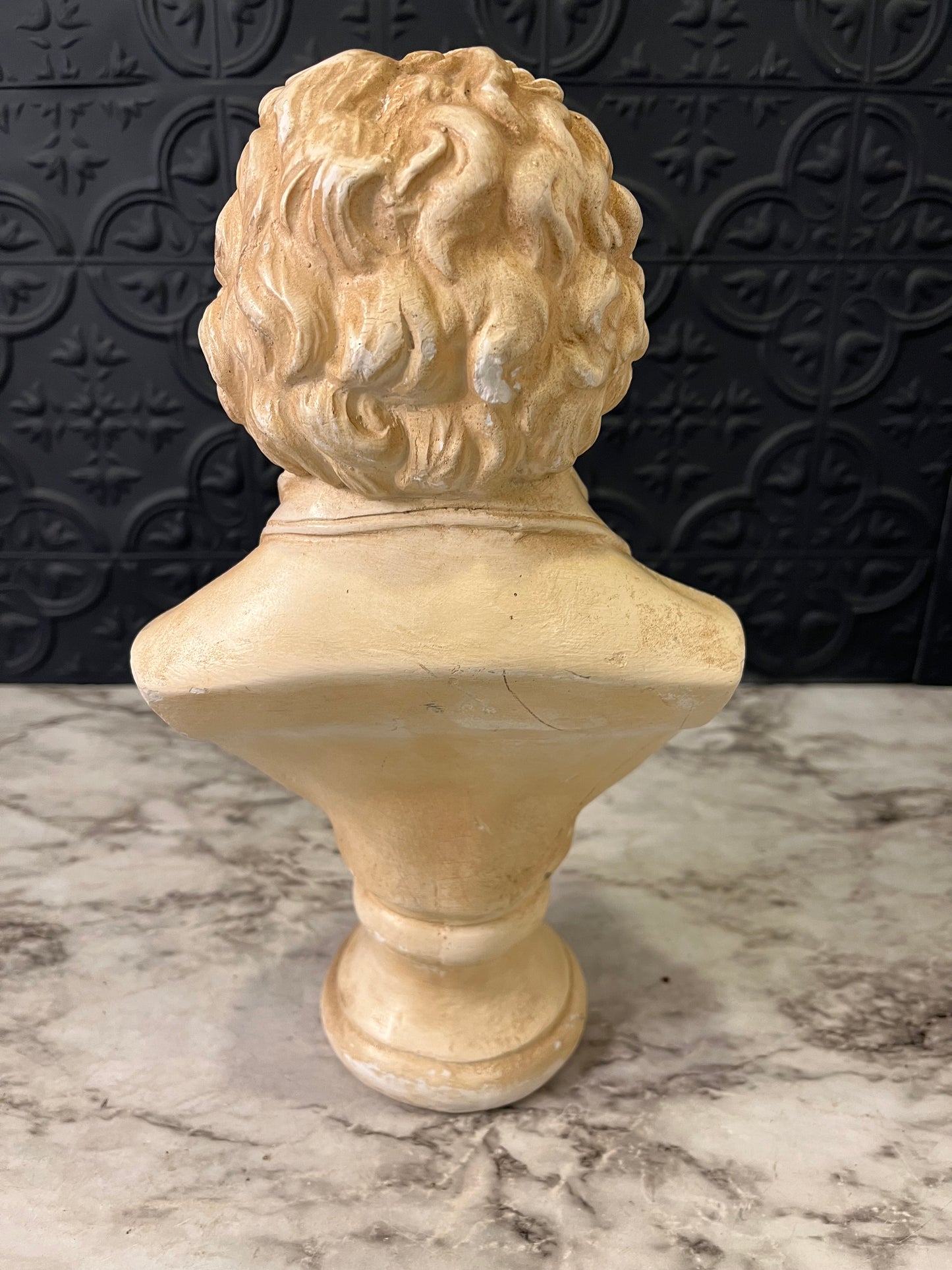 Cream Bust of Beethoven Plaster