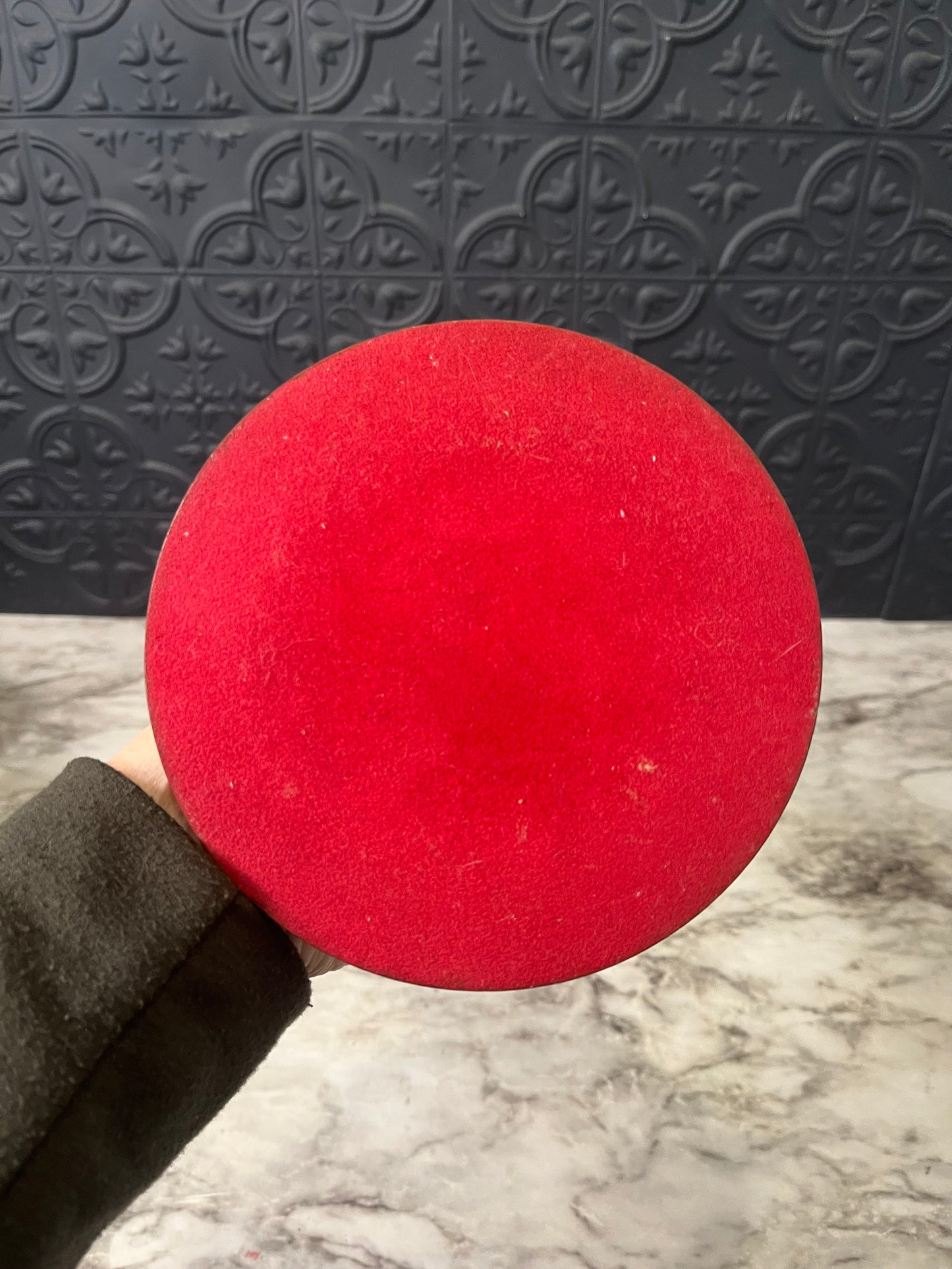 Tall Wood Turned Pillar Holder 12"