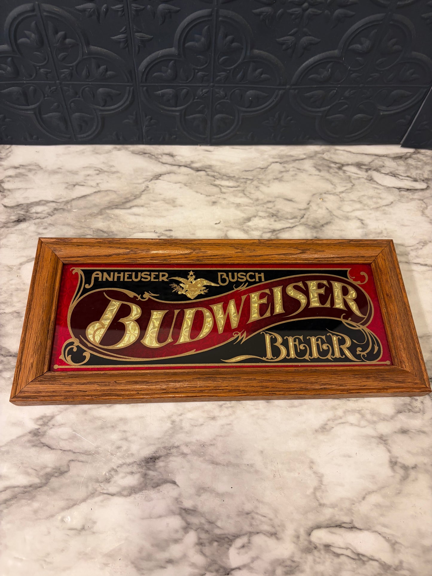 Vintage Budwiser Mirror Wall hanging
