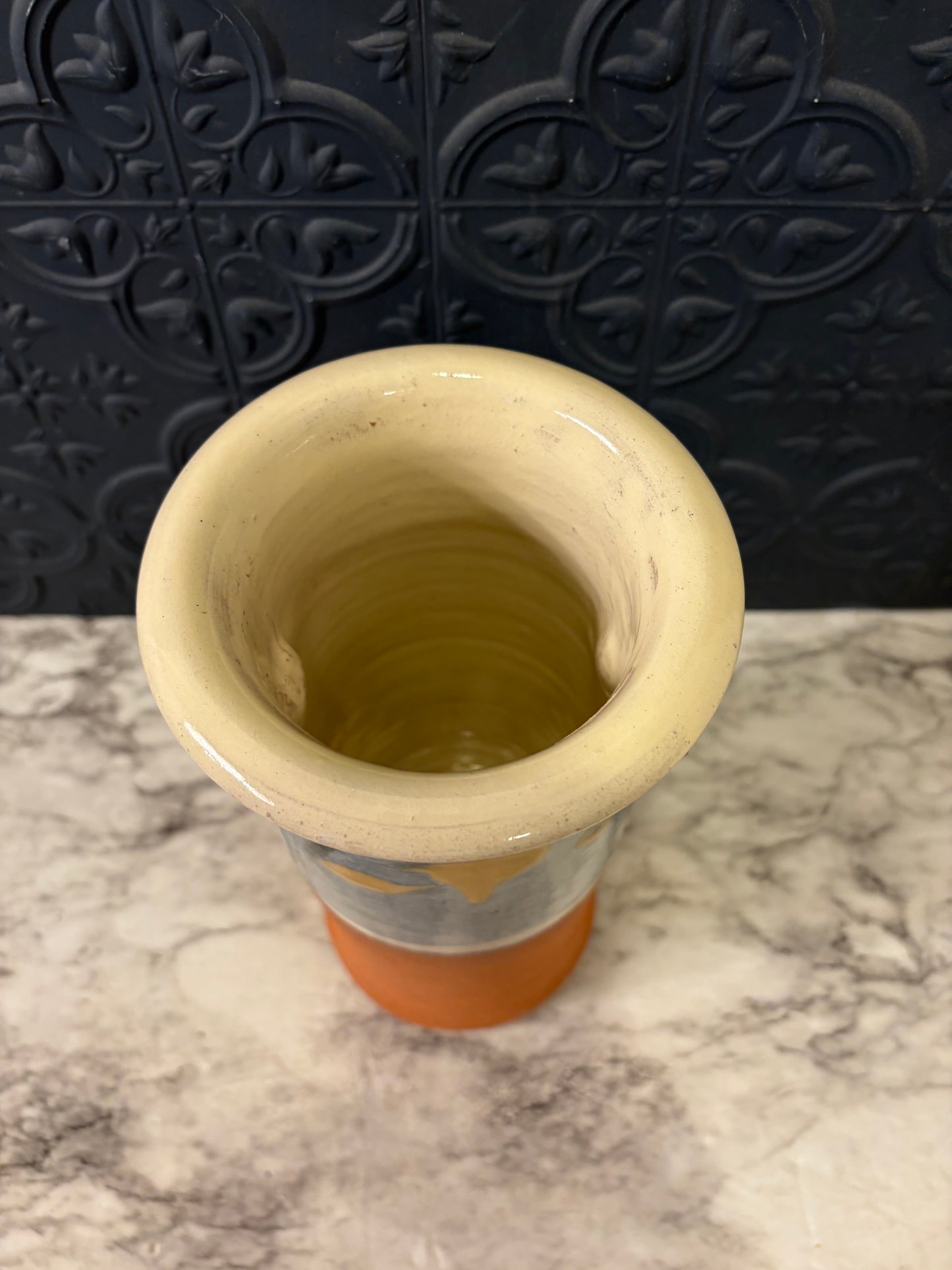 Studio Pottery Stoneware Canister Vase