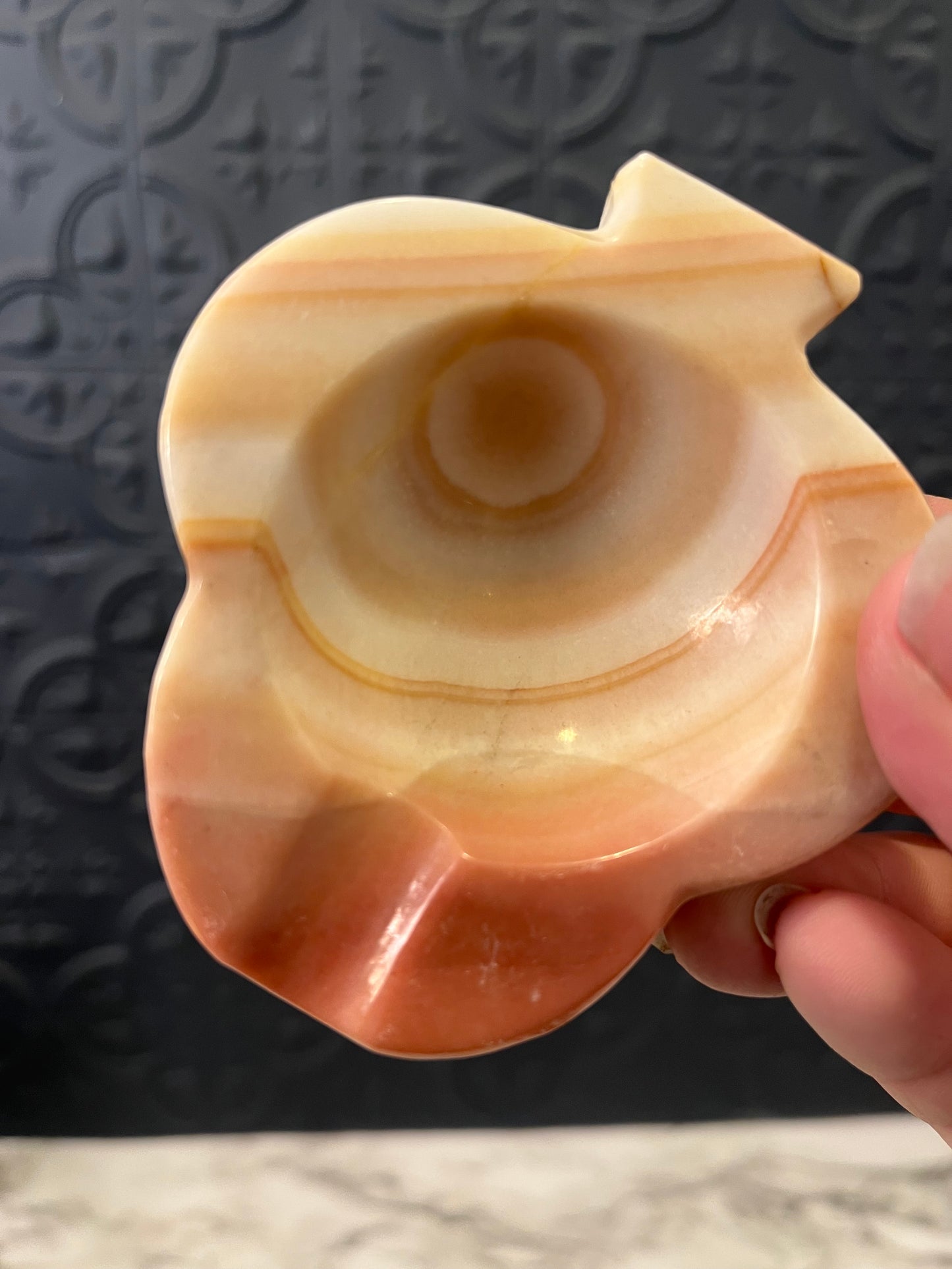 Onyx Clover Individual Ashtray