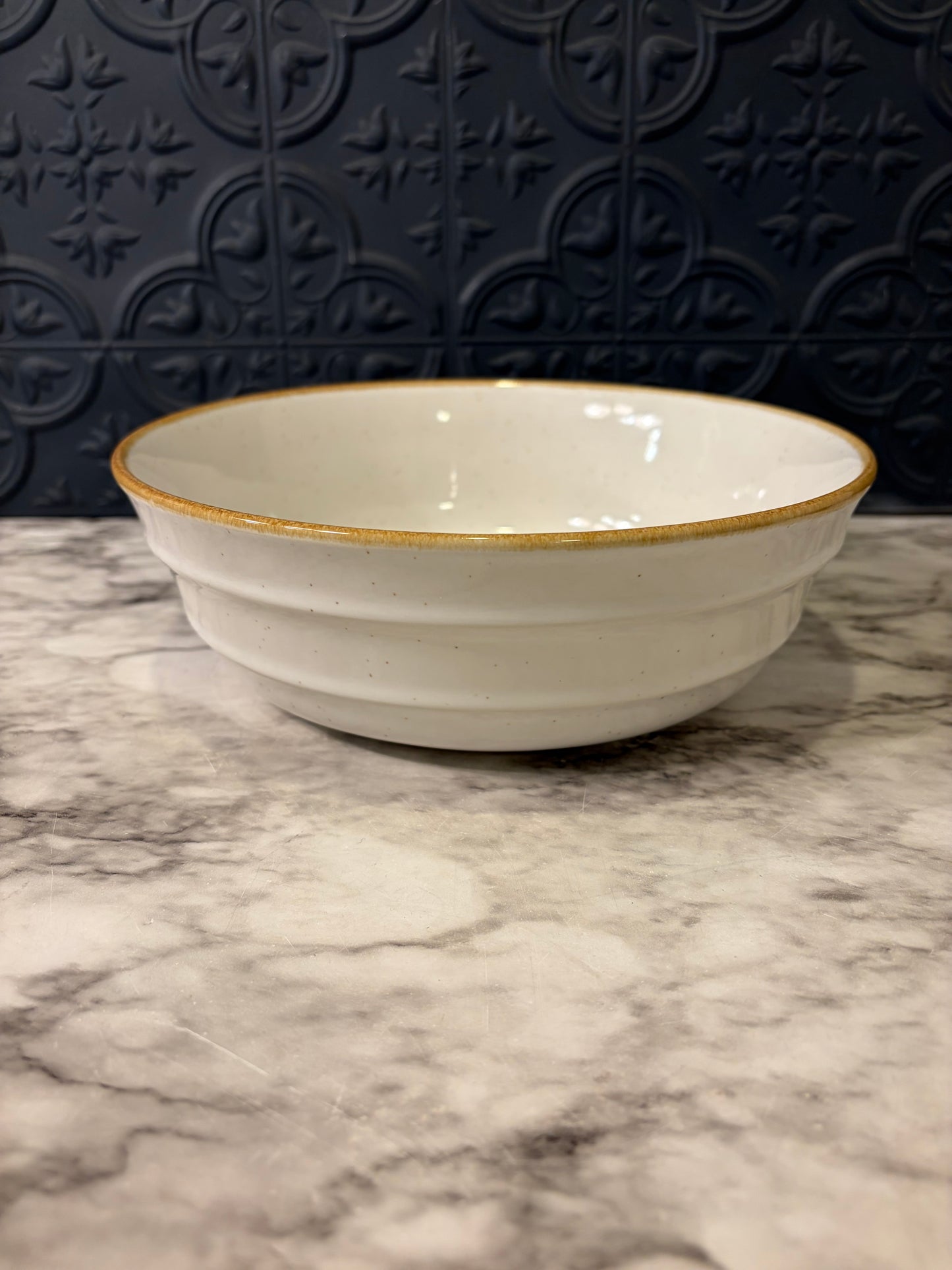 Japanese Stone Glaze Cream Bowl