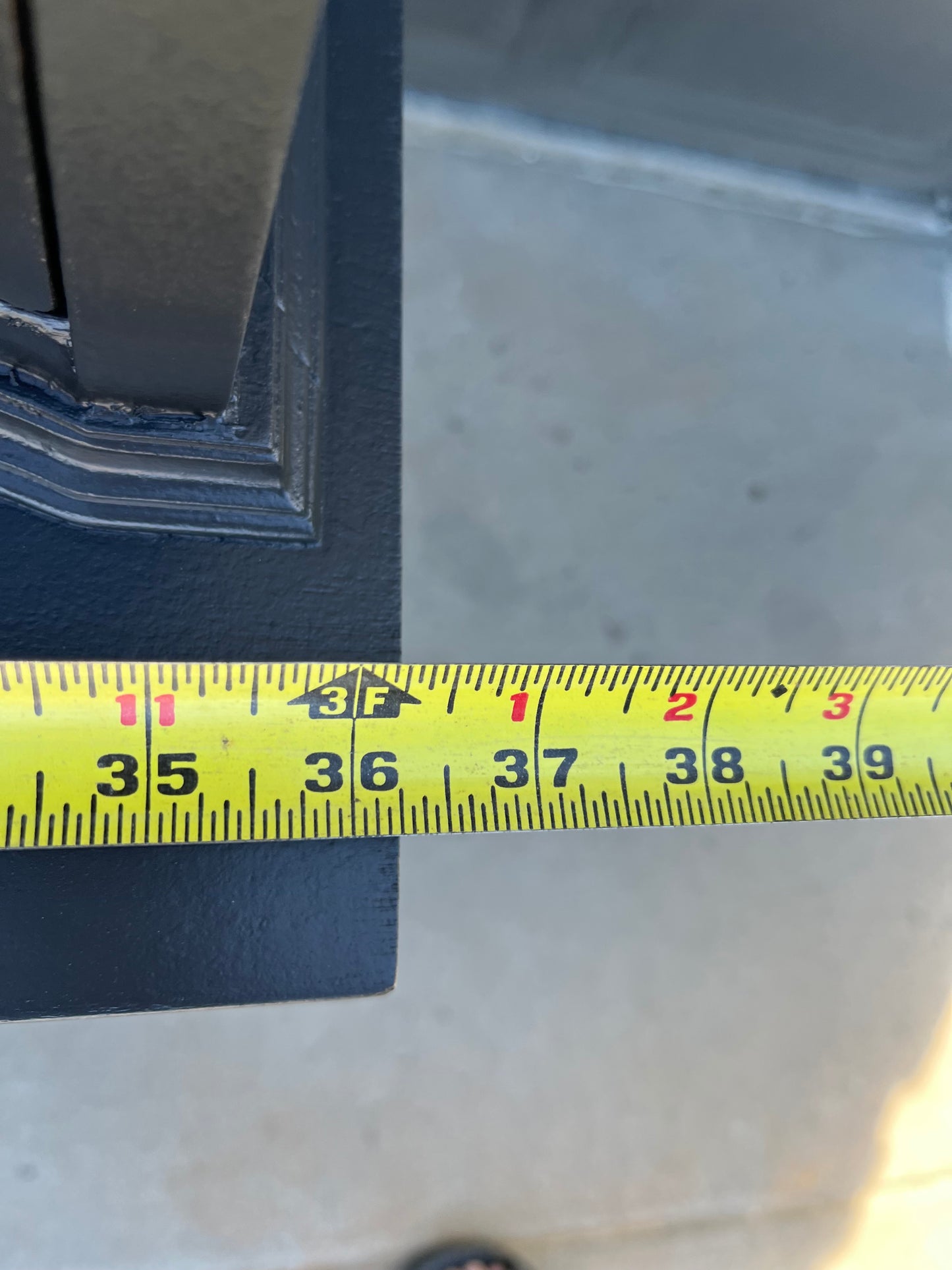 Dark Grey Vintage Tallboy Dresser