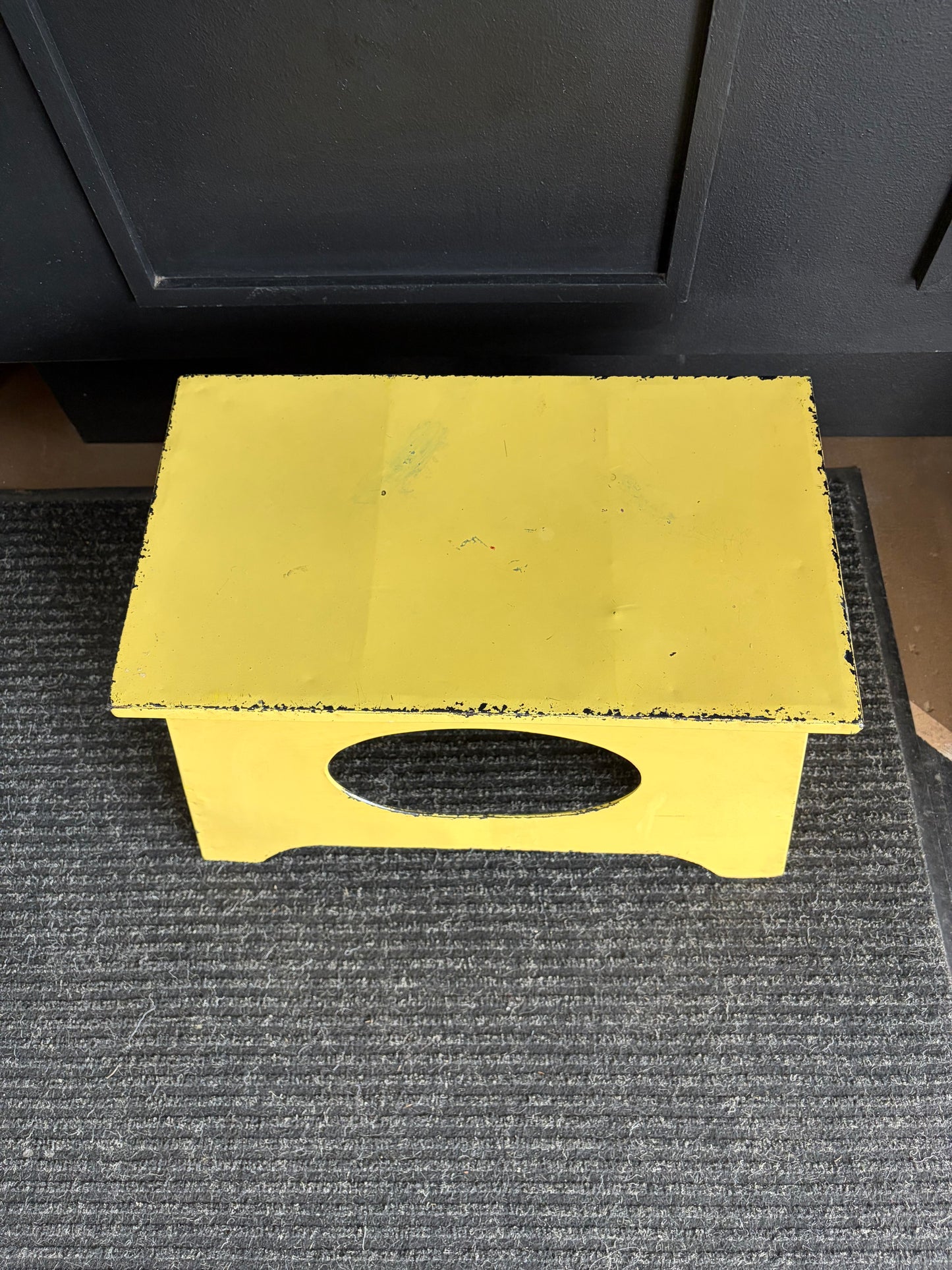 Yellow metal Step Stool