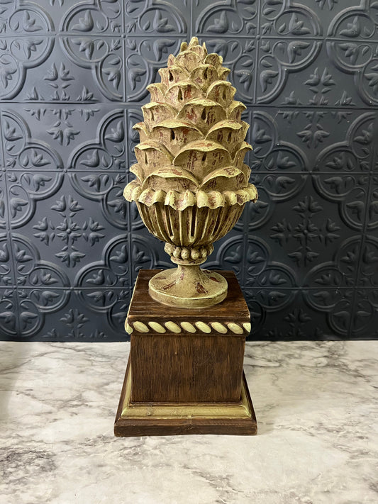 Decorative Green Pineapple Finial