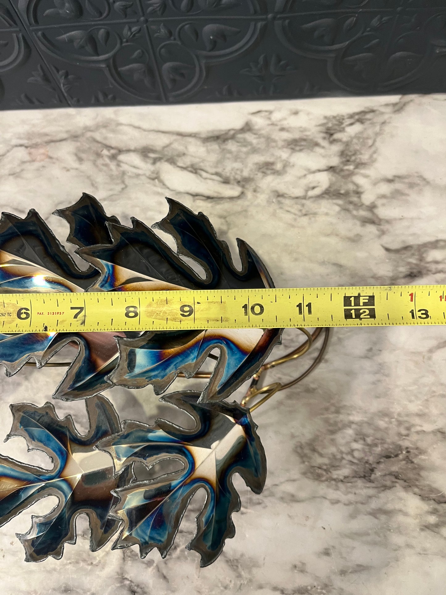 Oak Leaf Metal Wall Hanging