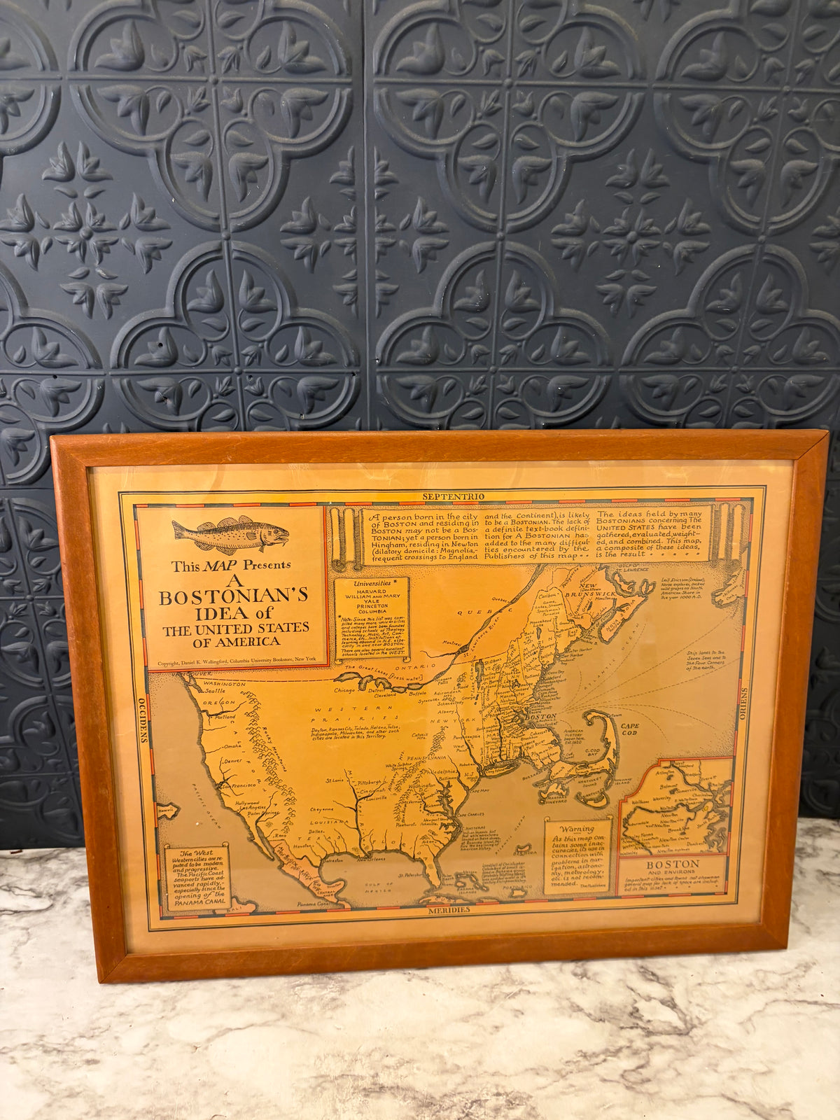 A Bostonian's Idea of the United States of America
